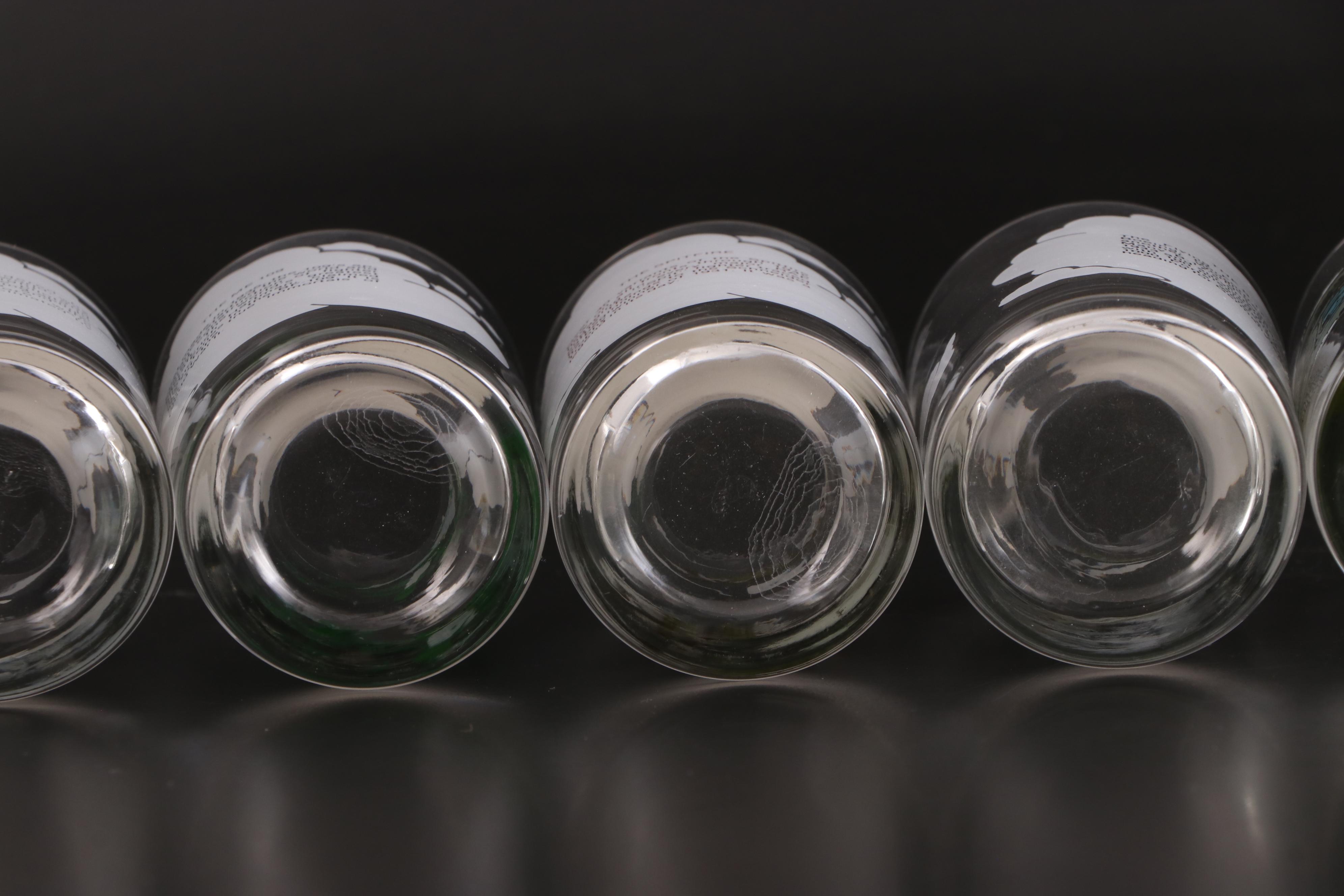 B-52 and Other World War II Fighter Plane Glass Tumblers