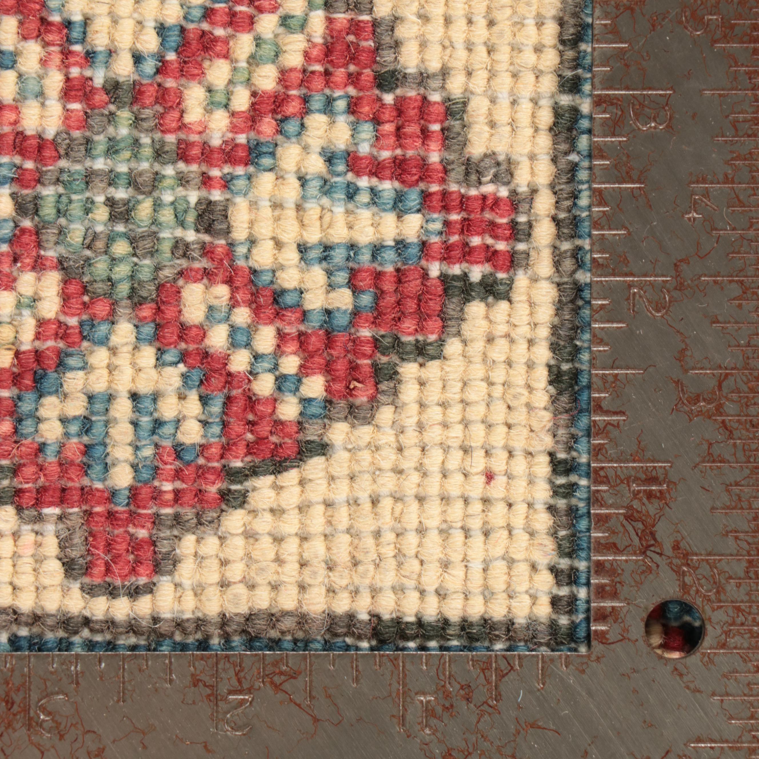 4' x 5'11 Hand-Knotted Afghan Kazak Style Area Rug