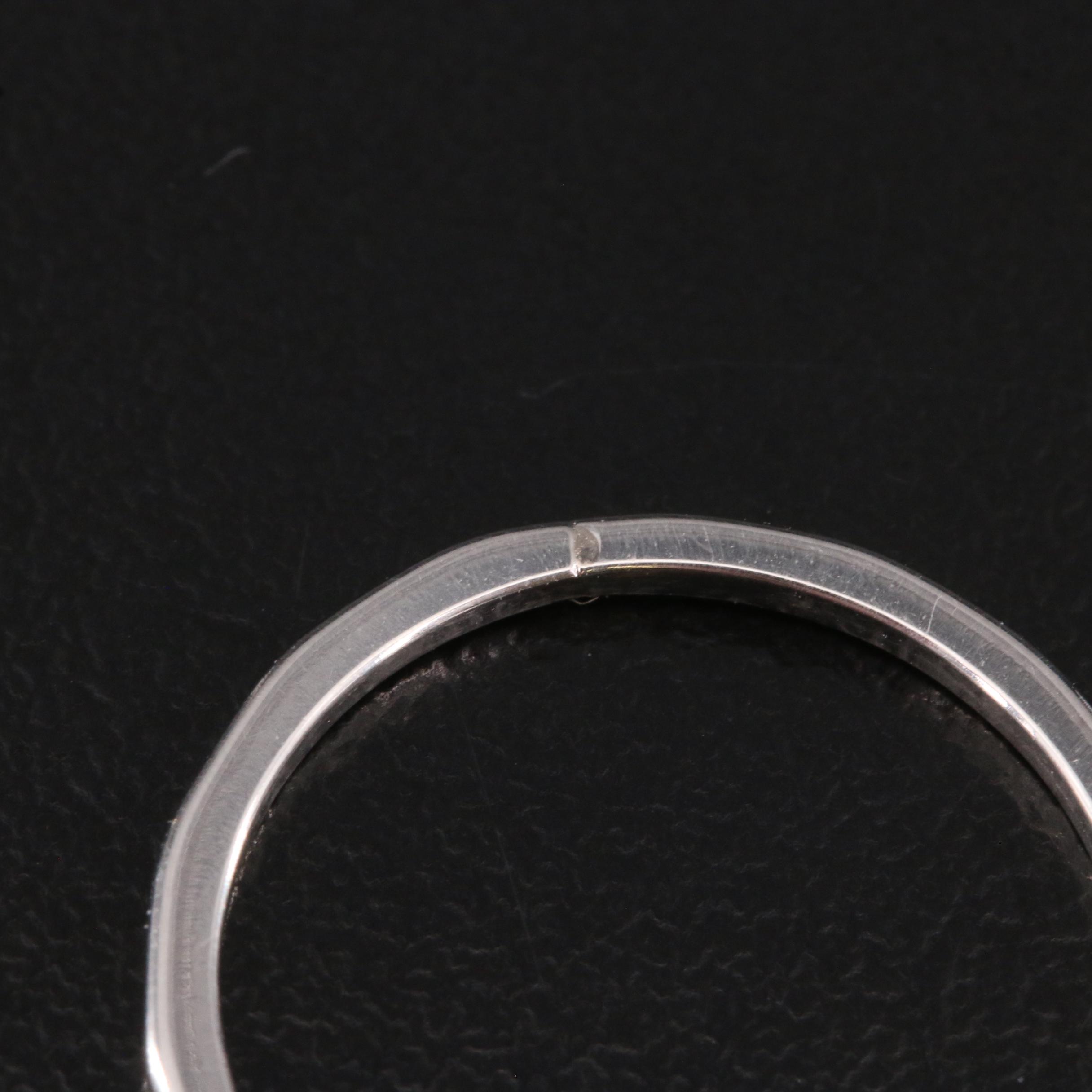 Platinum Textured Band