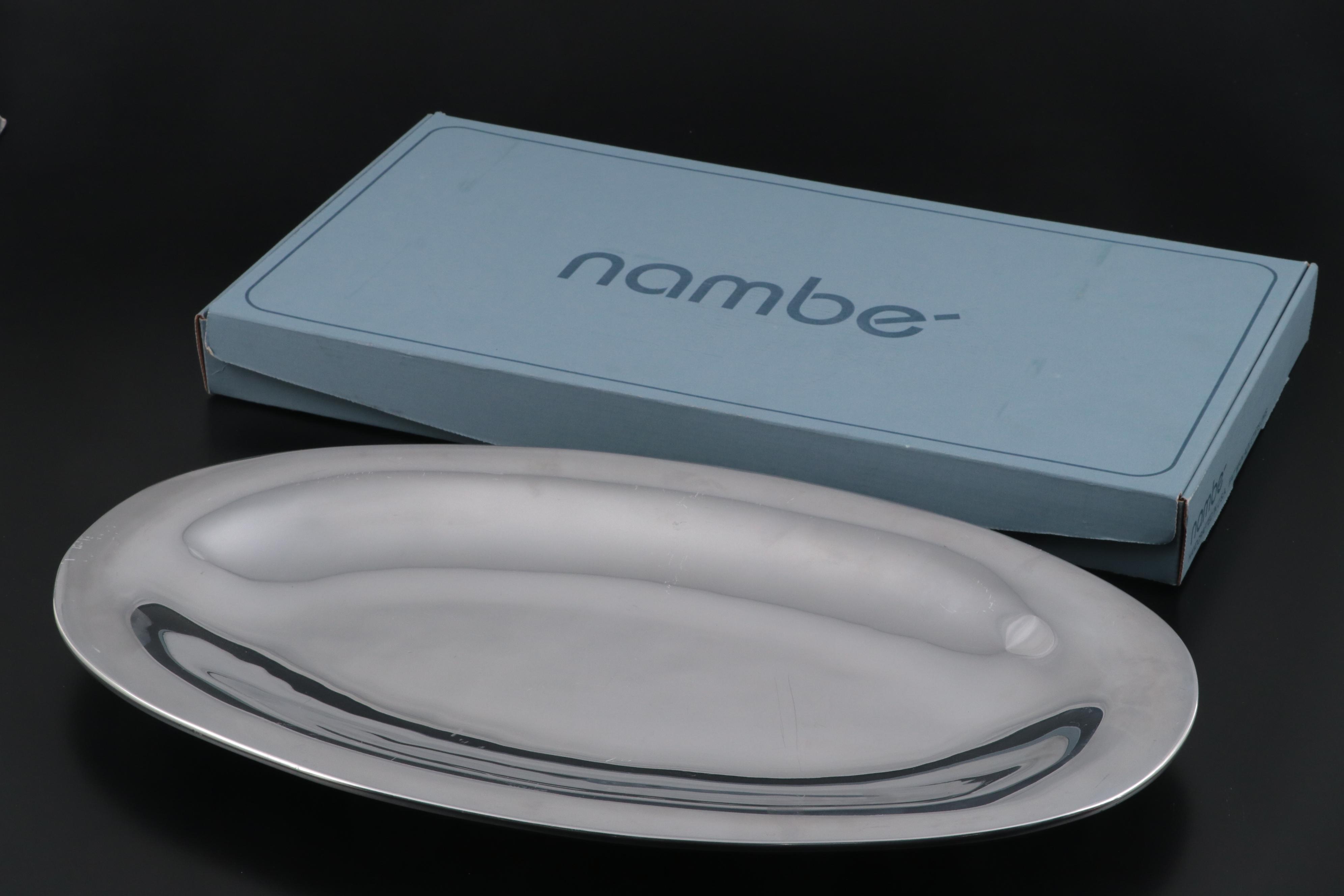 Nambé Tray and Handled Tray