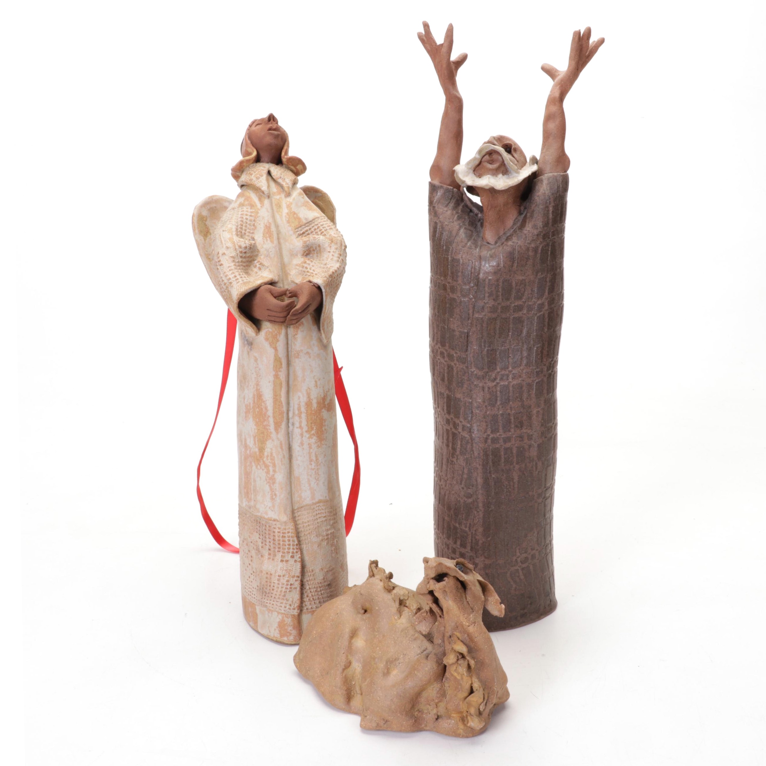 Susan G. Healy Art Pottery Figural Sculptures