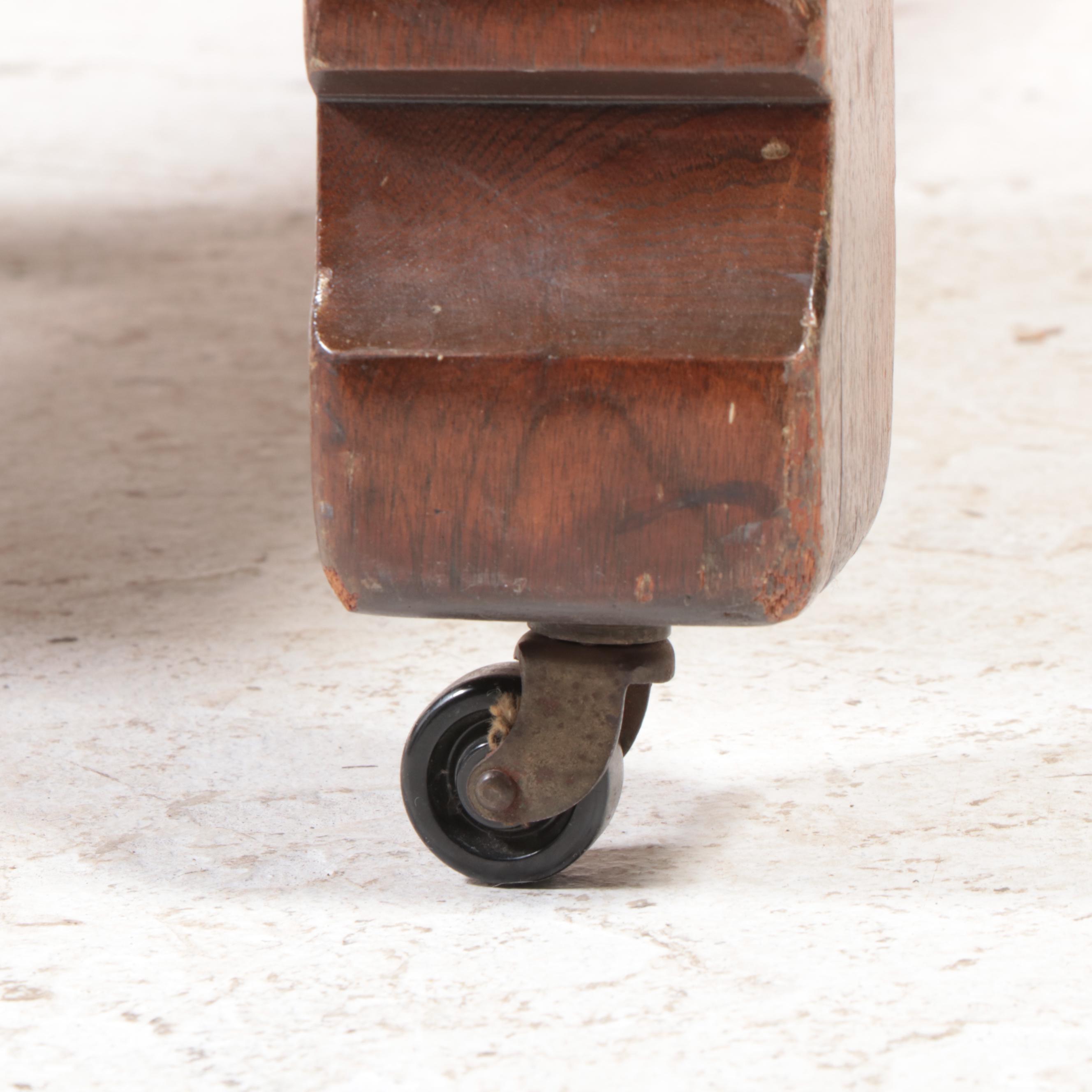 Victorian Eastlake Walnut Full Size Bed, Late 19th Century