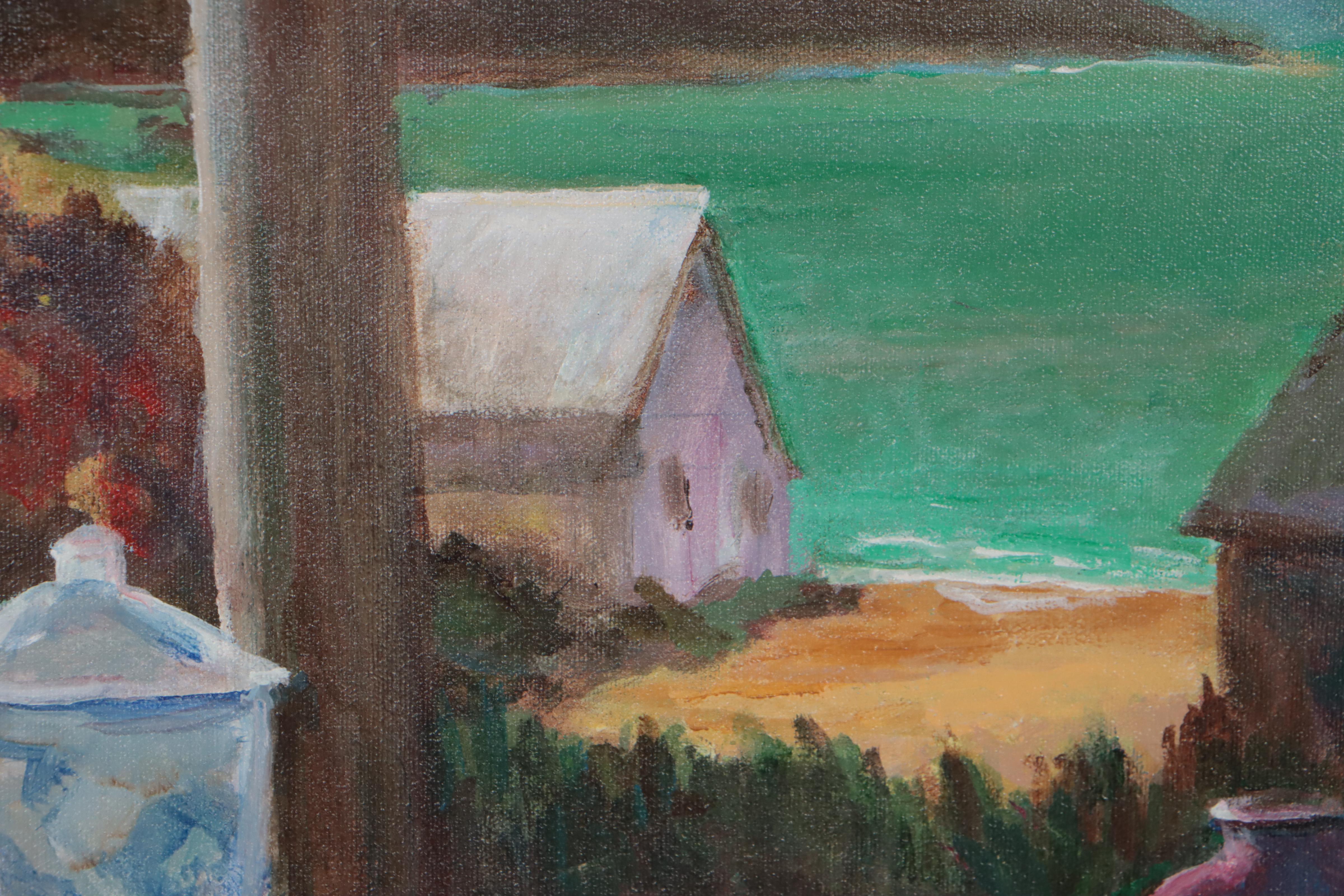 Della Moss Still Life Oil Painting, 1999