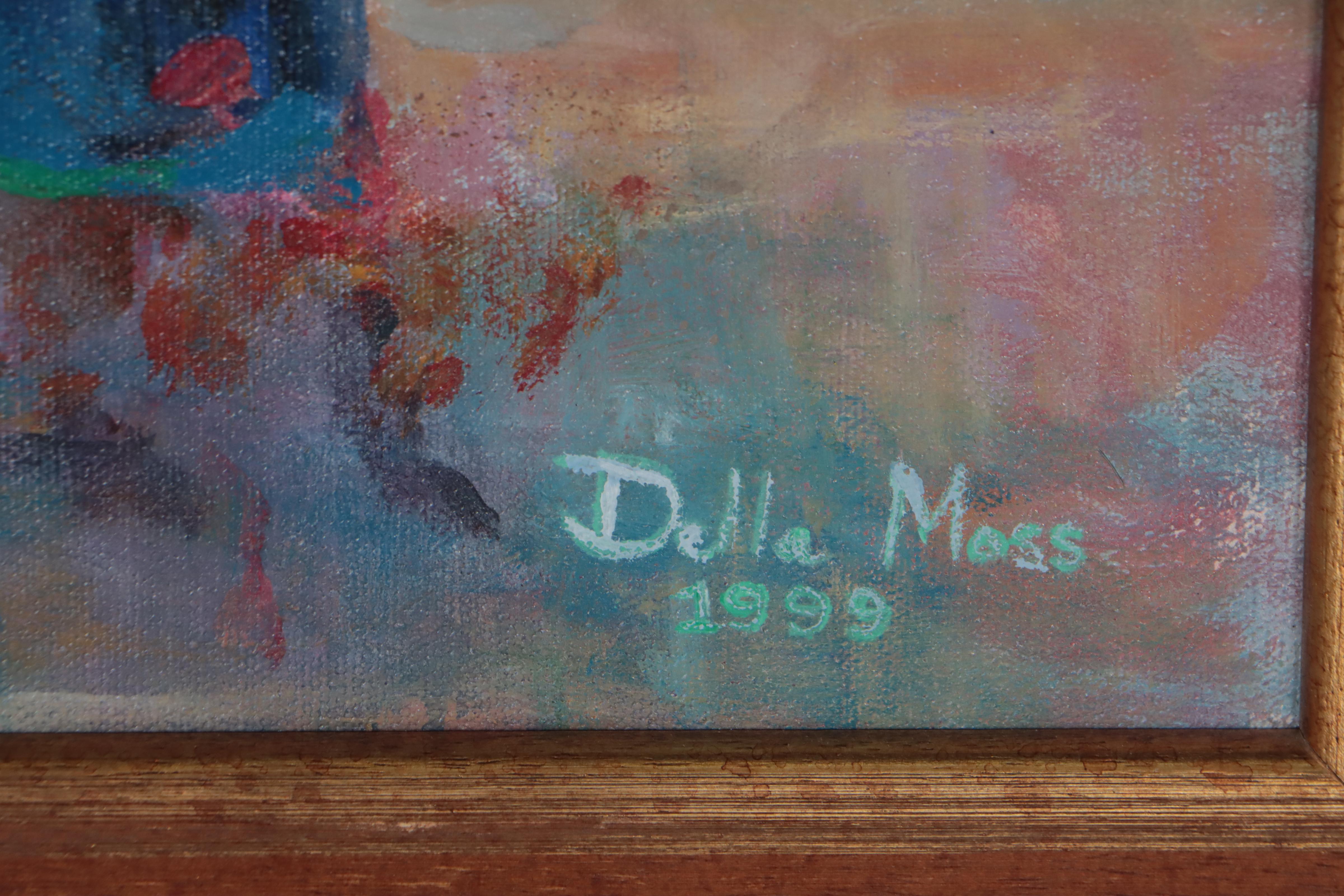 Della Moss Still Life Oil Painting, 1999