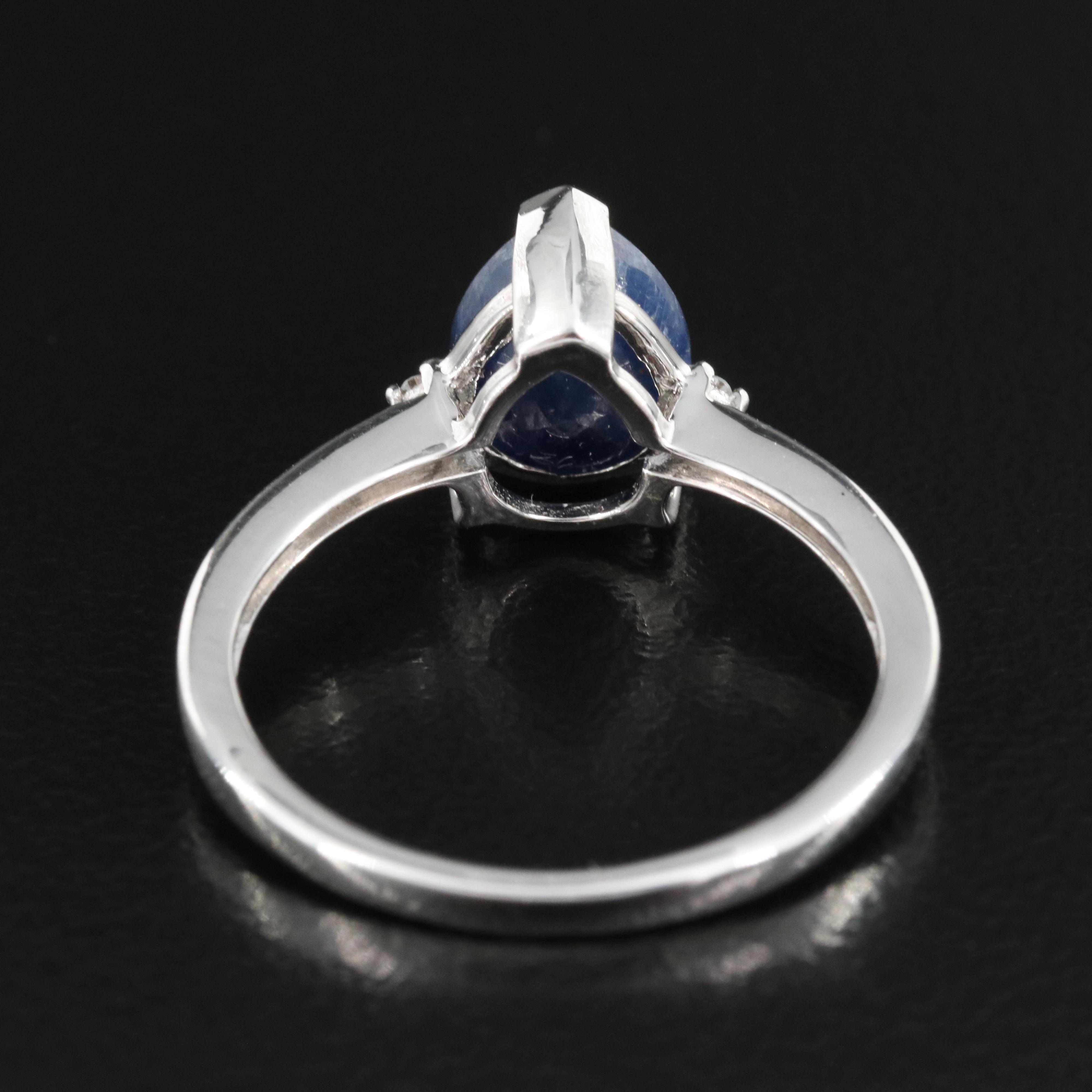 14K 1.94 CT Sapphire and Diamond Ring