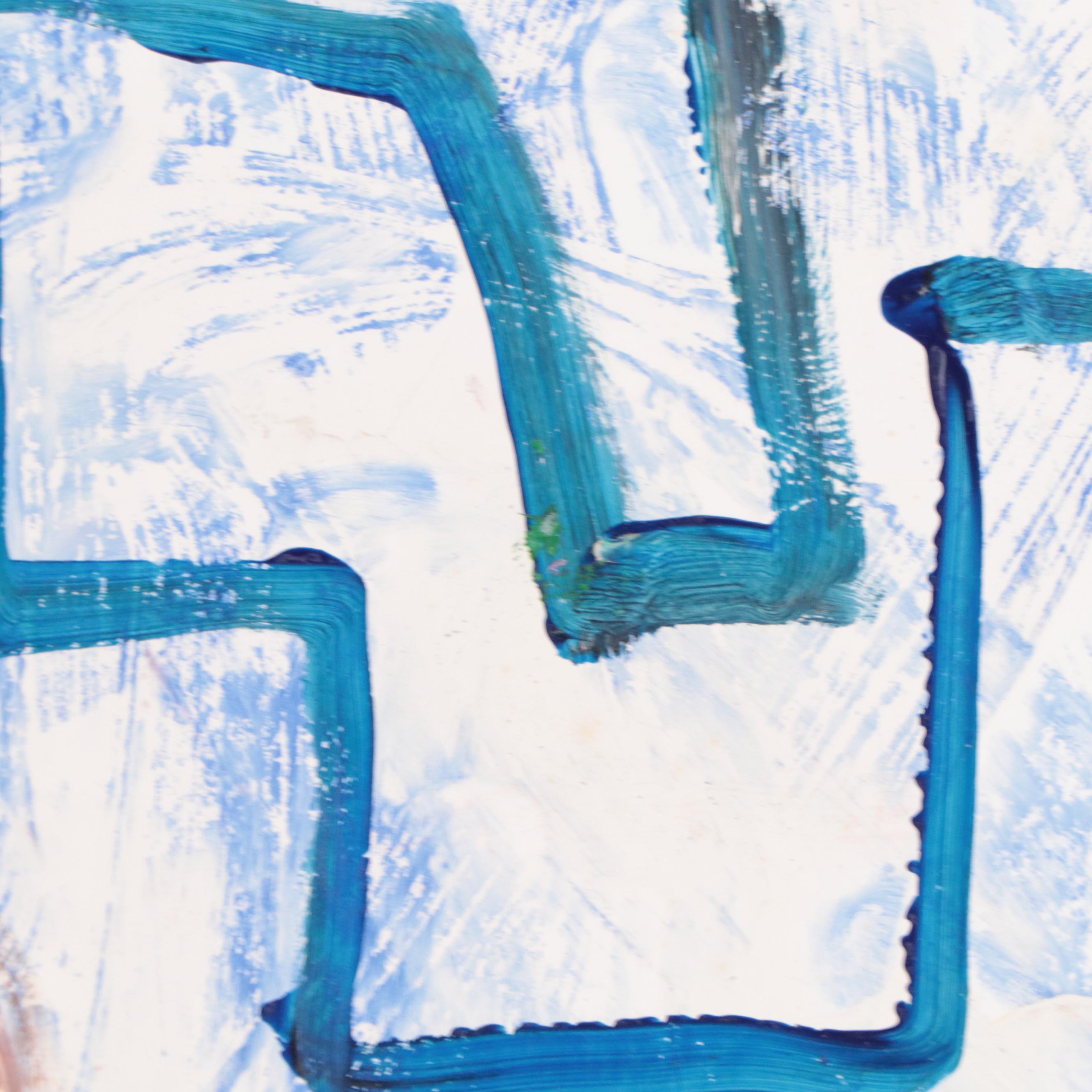 Robert Wright Figural Folk Art Acrylic Painting