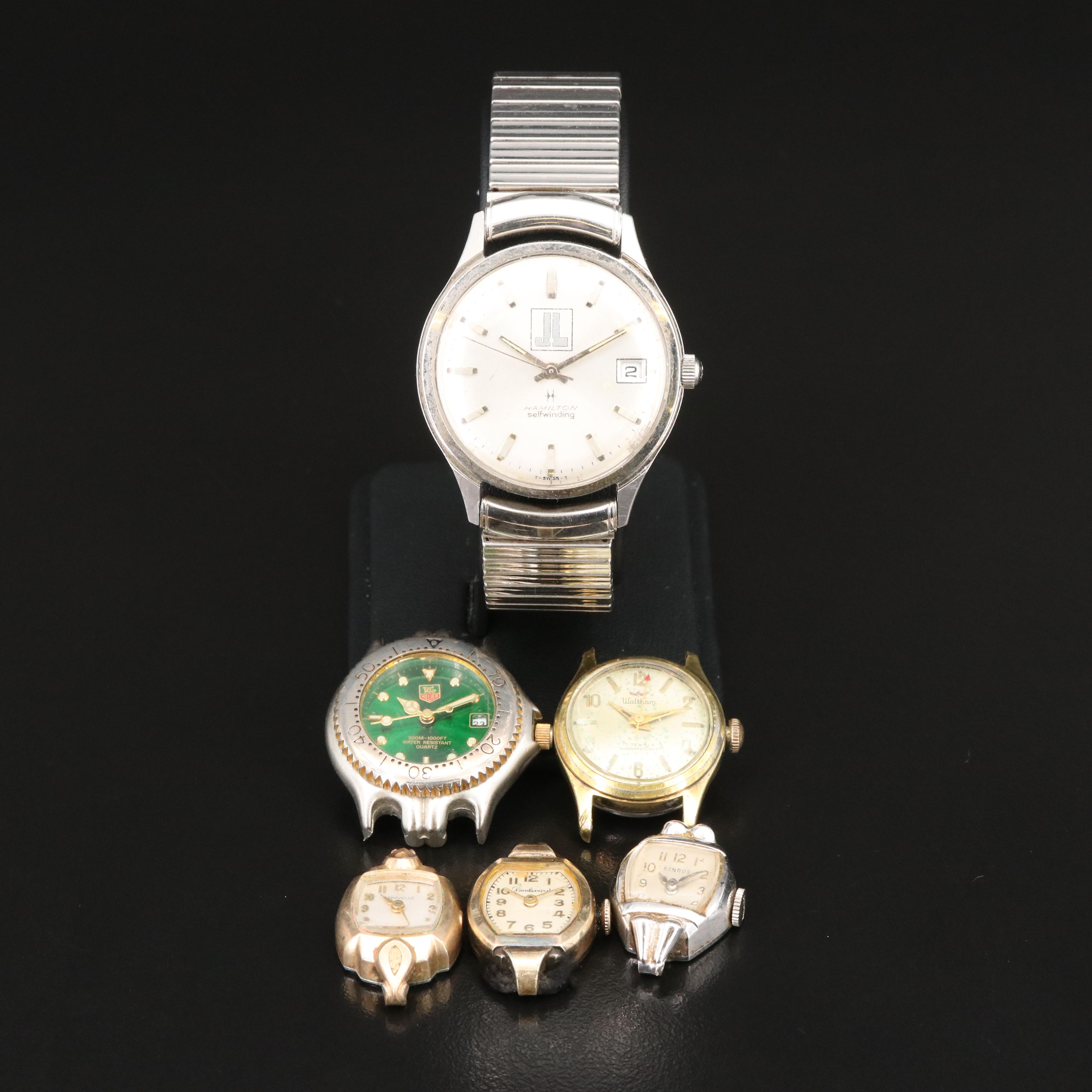 Collection of Six Watches Featuring TAG Heuer