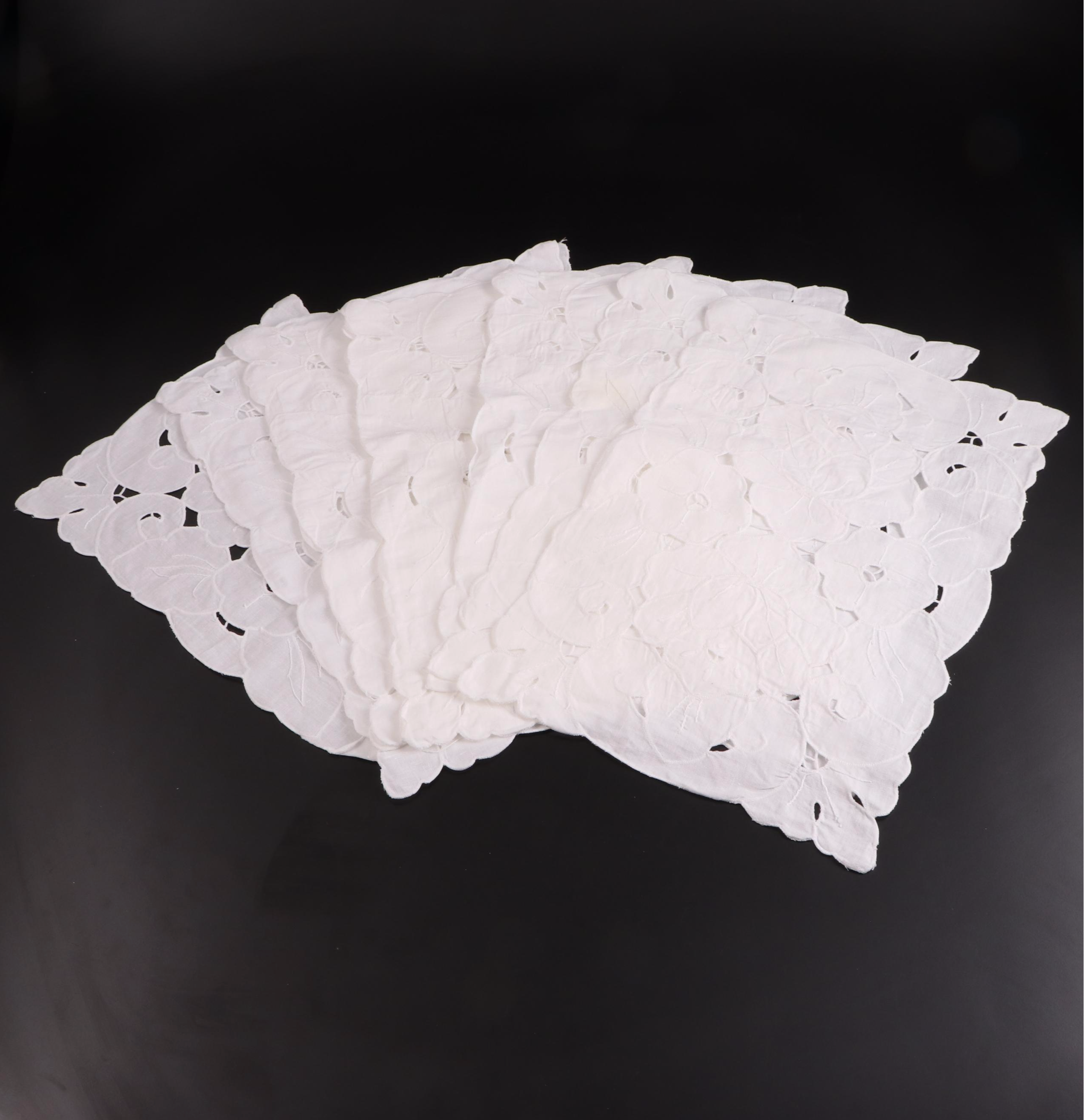 Cut Work Napkins and Placemats, 20th Century