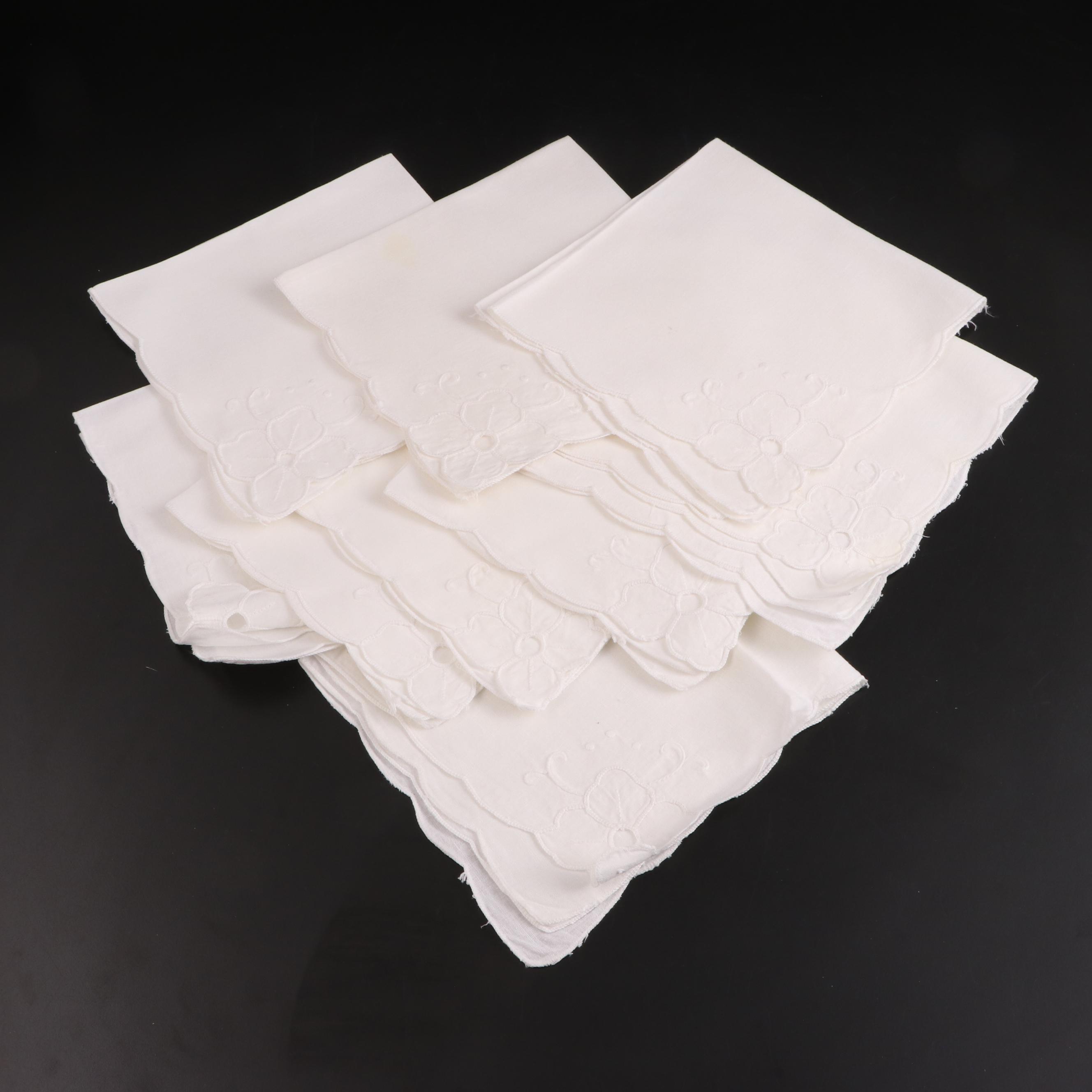 Cut Work Napkins and Placemats, 20th Century