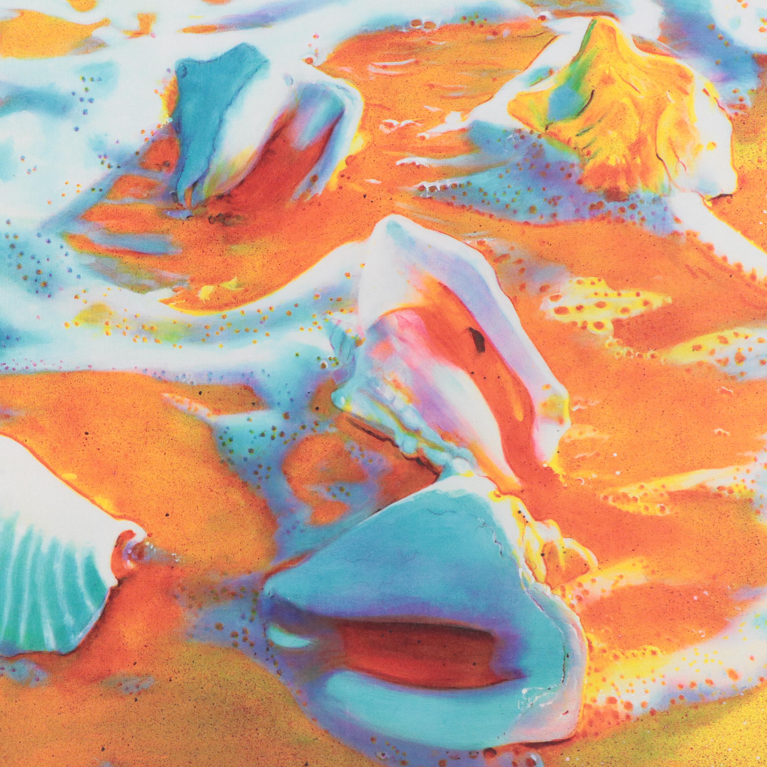 Giclée After CE Whitney "Sea Foam Conch"