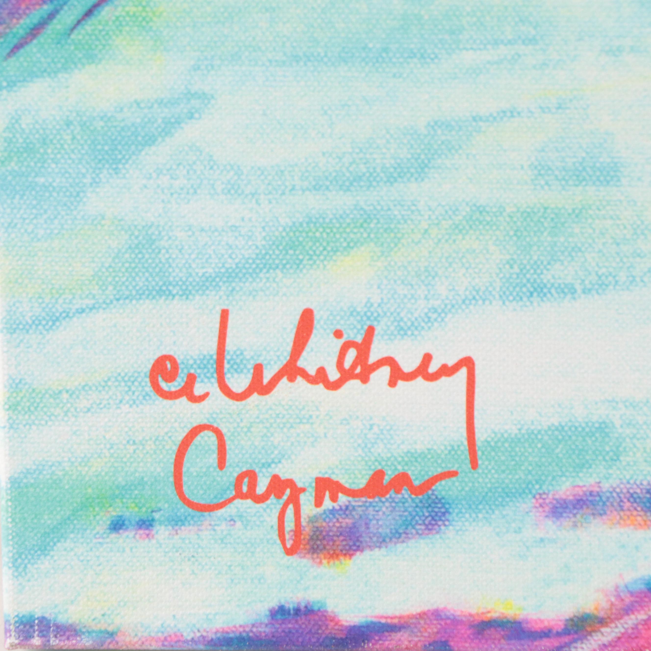 Giclée After CE Whitney "Pink Palm at North Side"