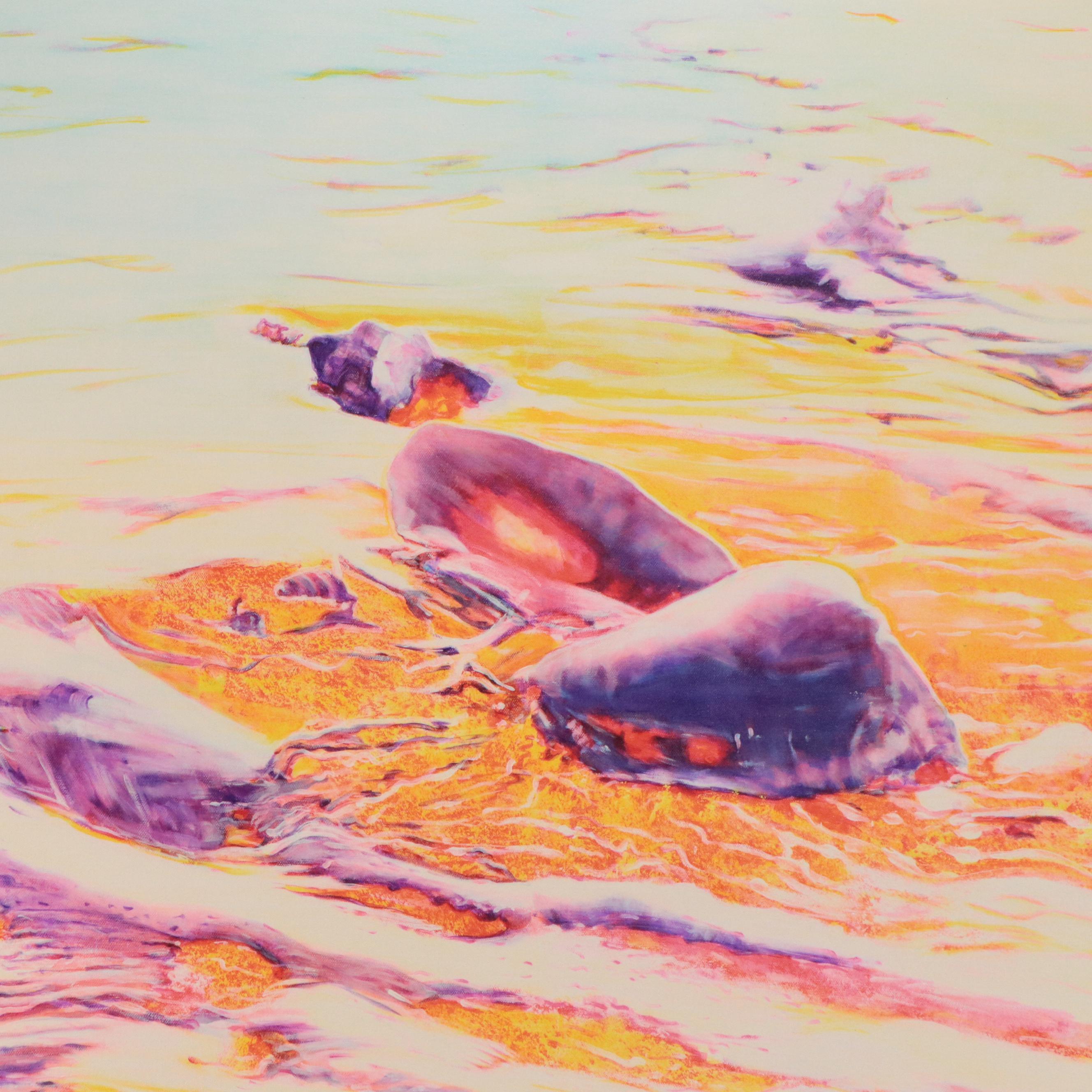 Giclée After CE Whitney "Purple and Gold"