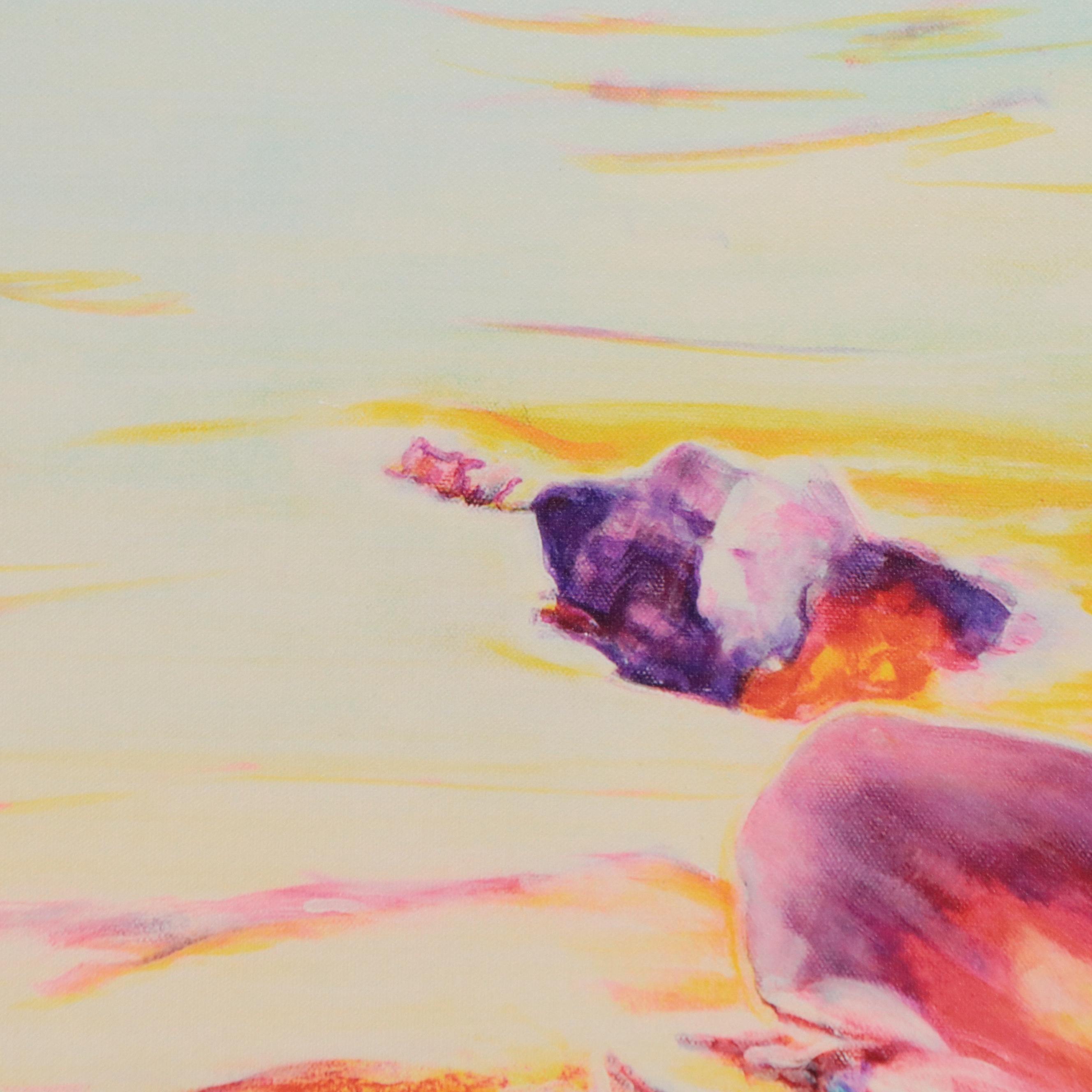 Giclée After CE Whitney "Purple and Gold"