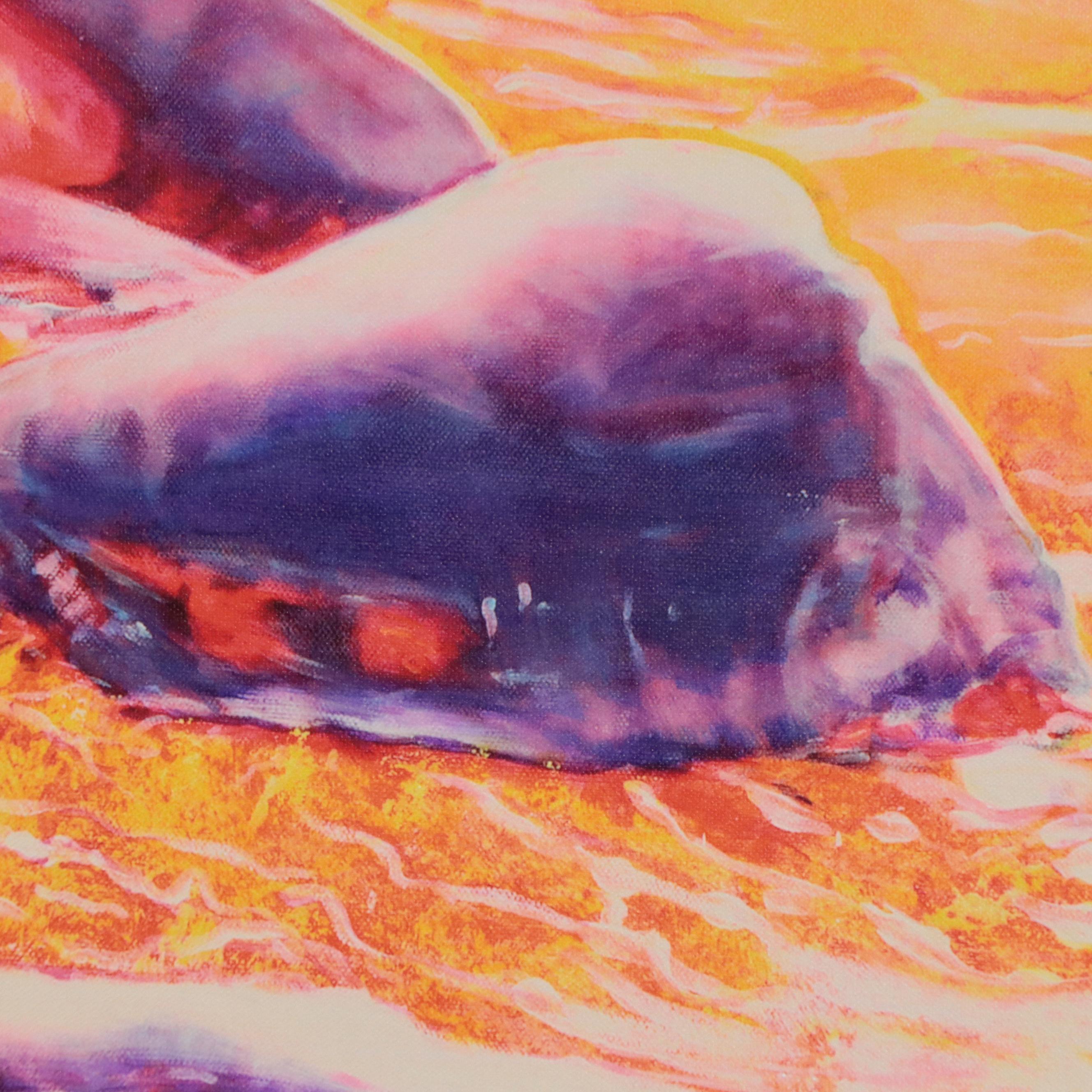 Giclée After CE Whitney "Purple and Gold"