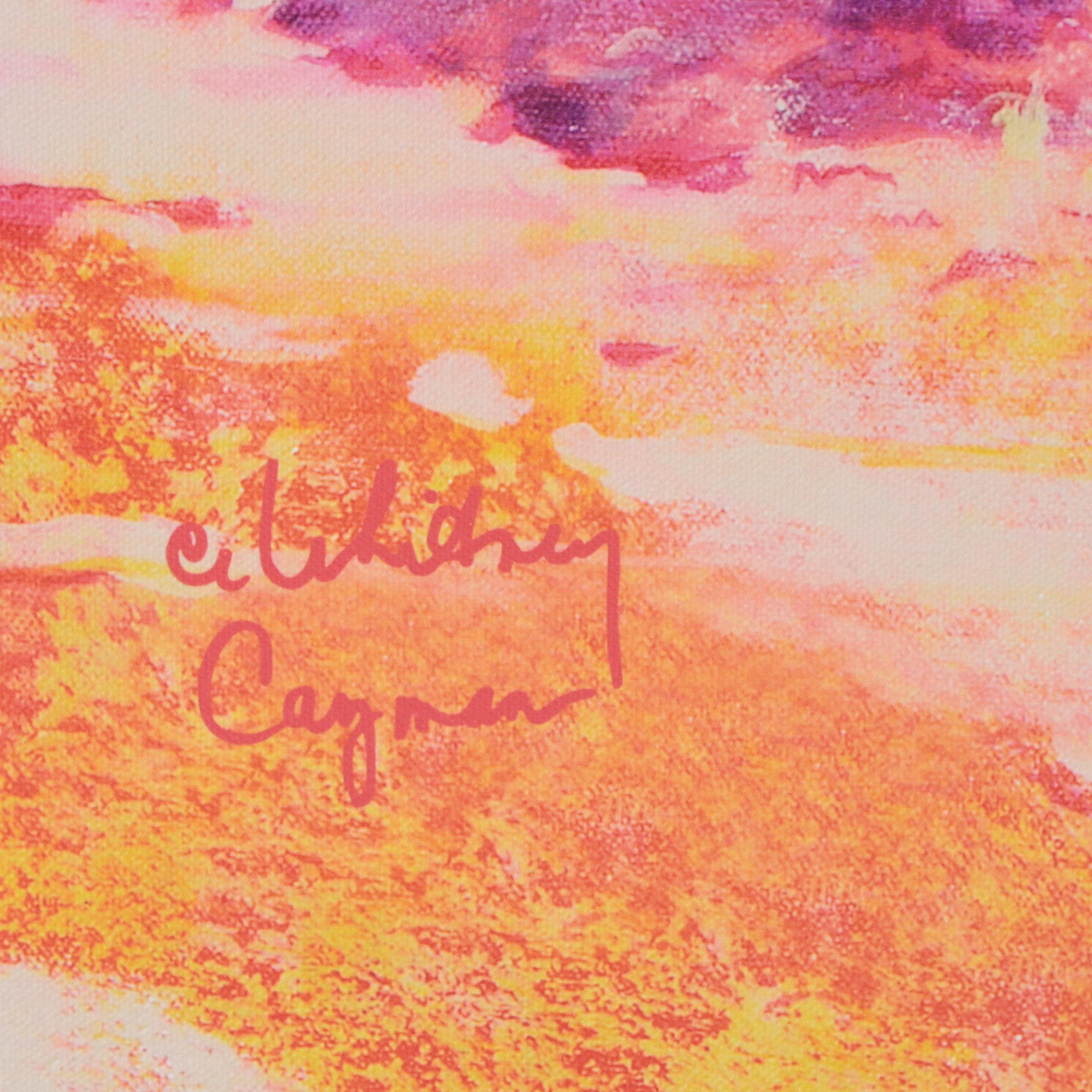 Giclée After CE Whitney "Purple and Gold"