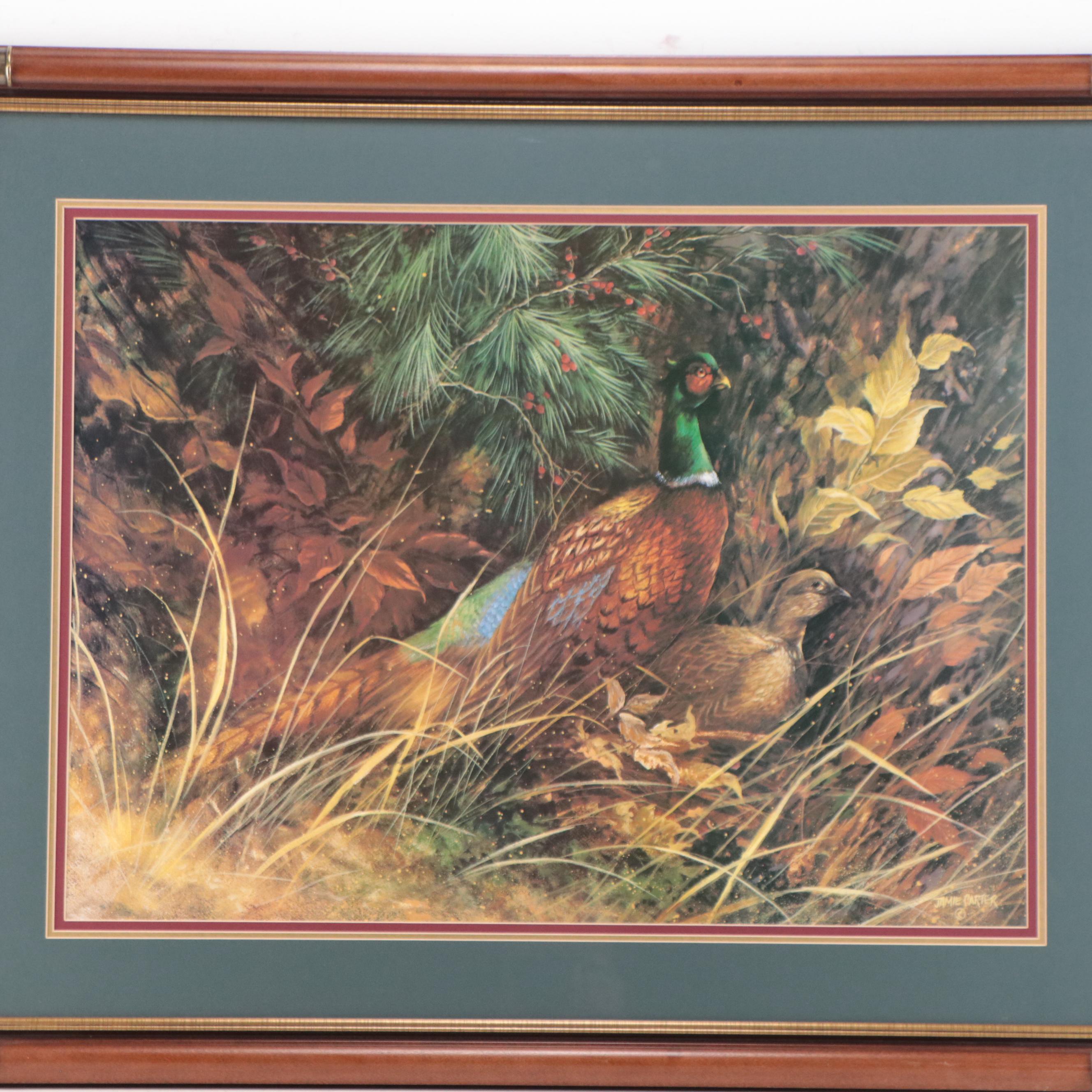 Jamie Carter Offset Lithographs of Birds