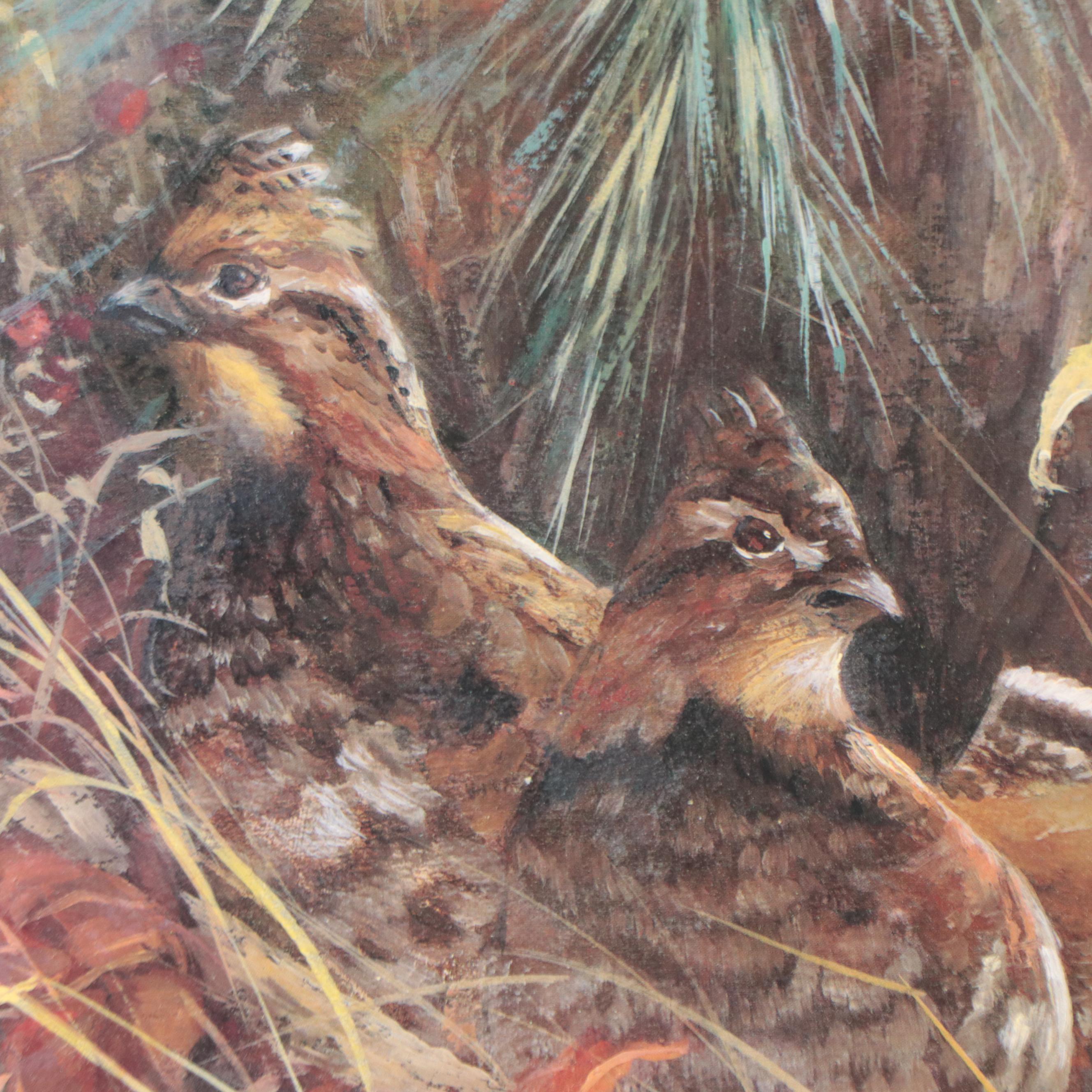 Jamie Carter Offset Lithographs of Birds