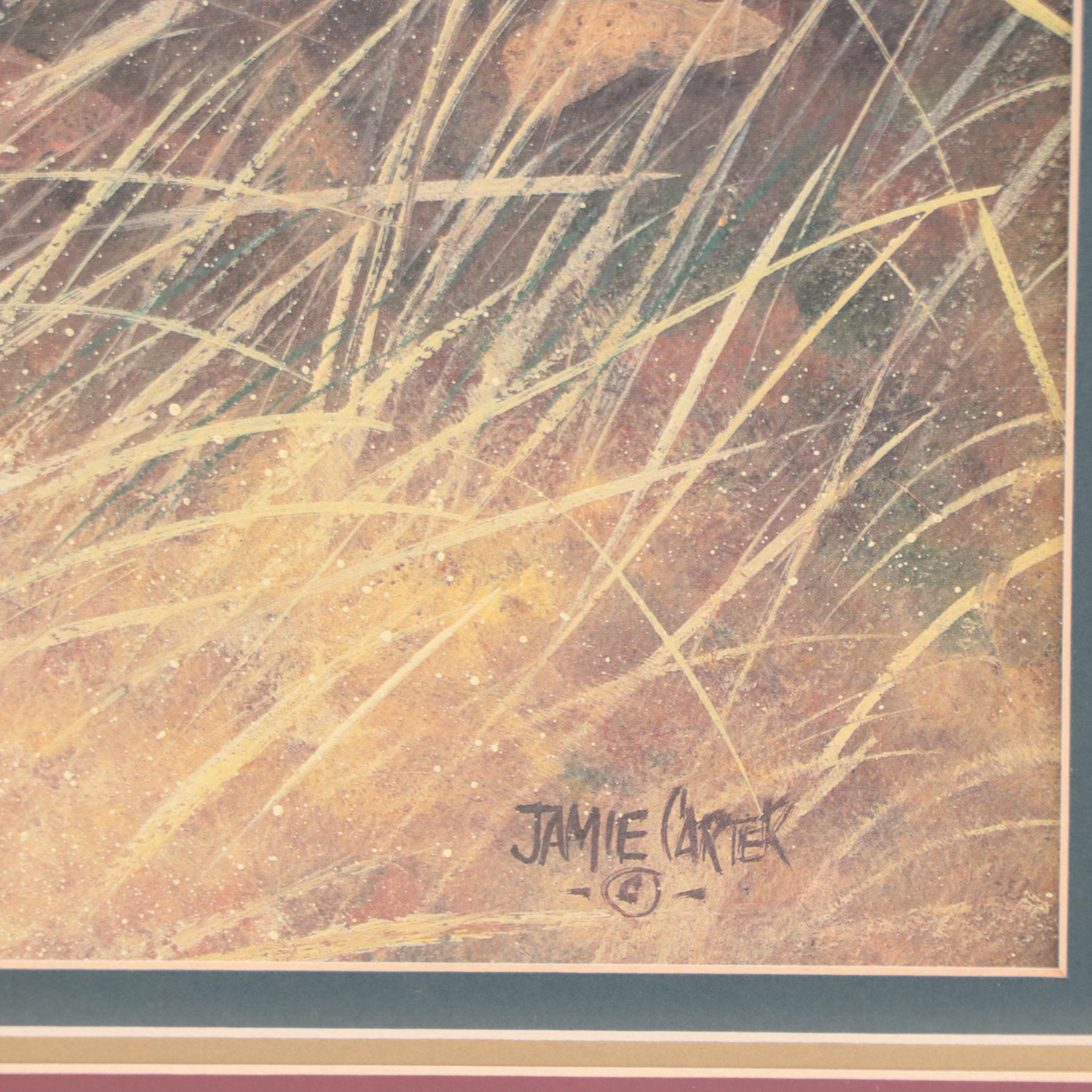 Jamie Carter Offset Lithographs of Birds