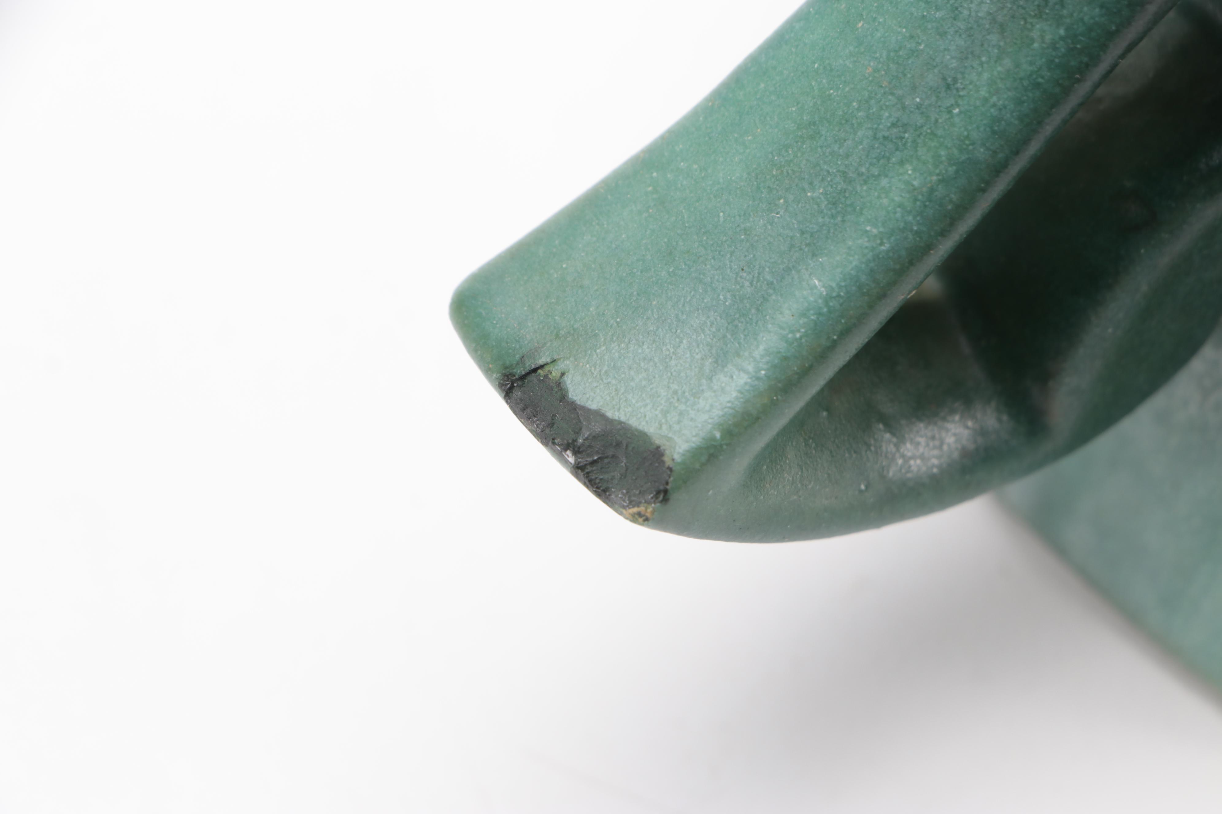 Roseville Pottery Clematis Vase, Candlesticks and Console Bowl