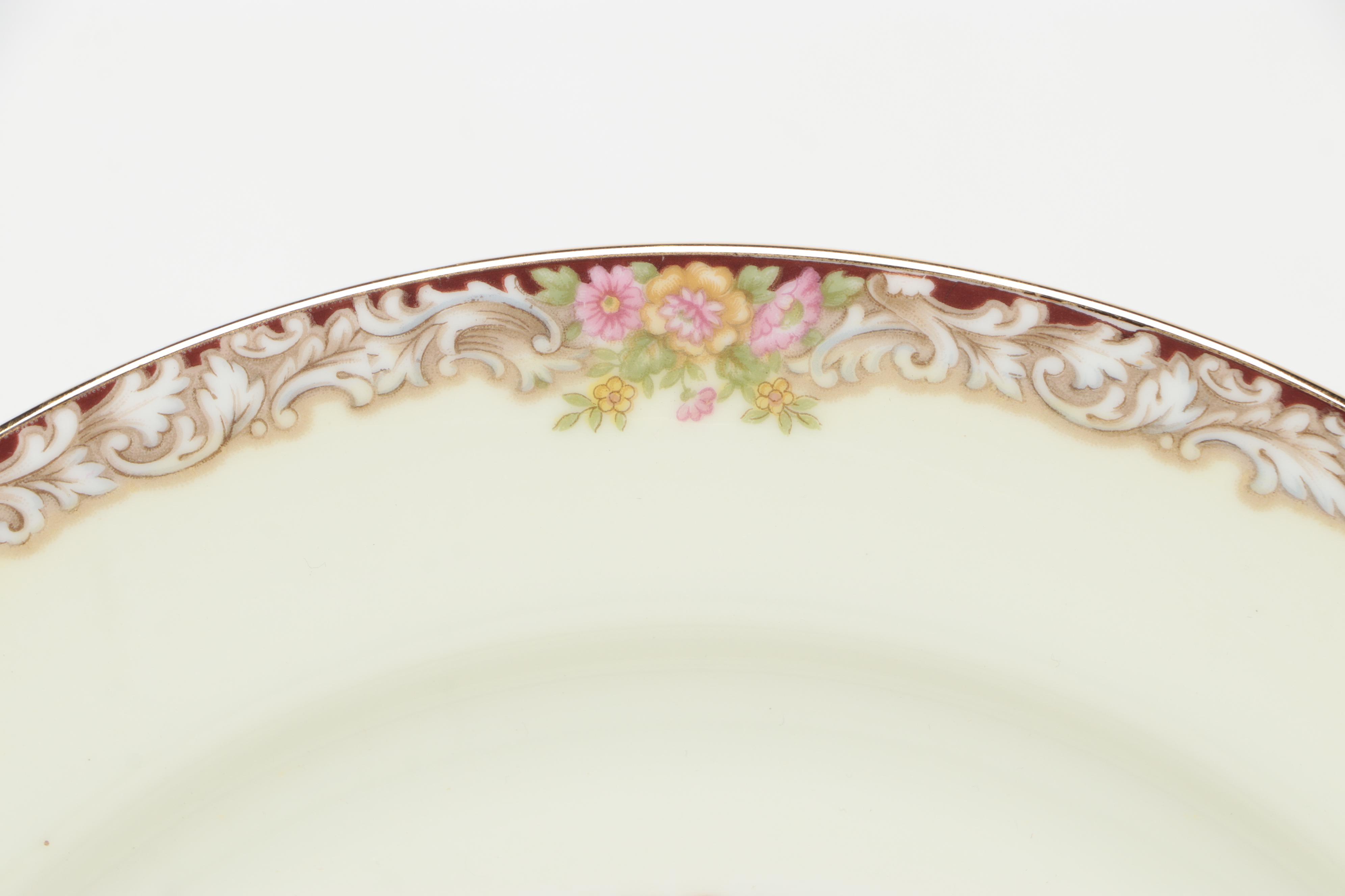 Noritake "Harmony" Porcelain Dinnerware and Serveware, Mid-20th Century