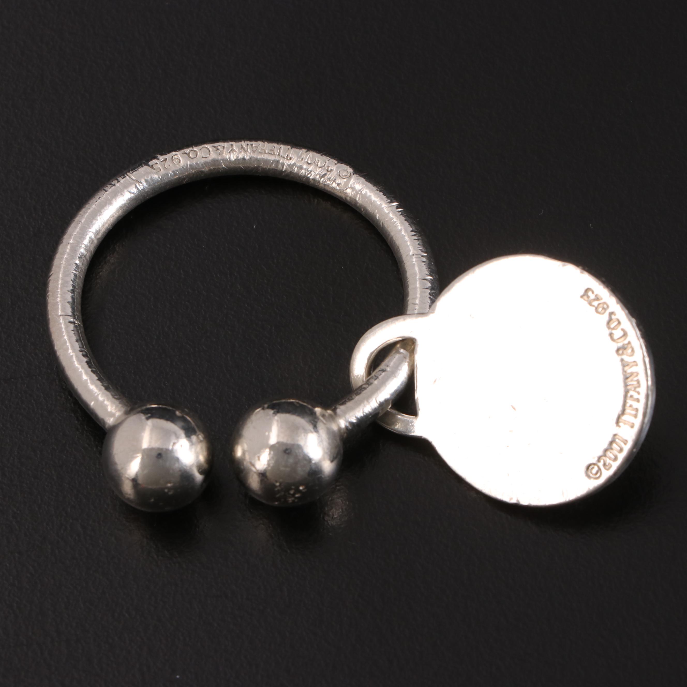 Tiffany & Co. Sterling Silver Key Ring