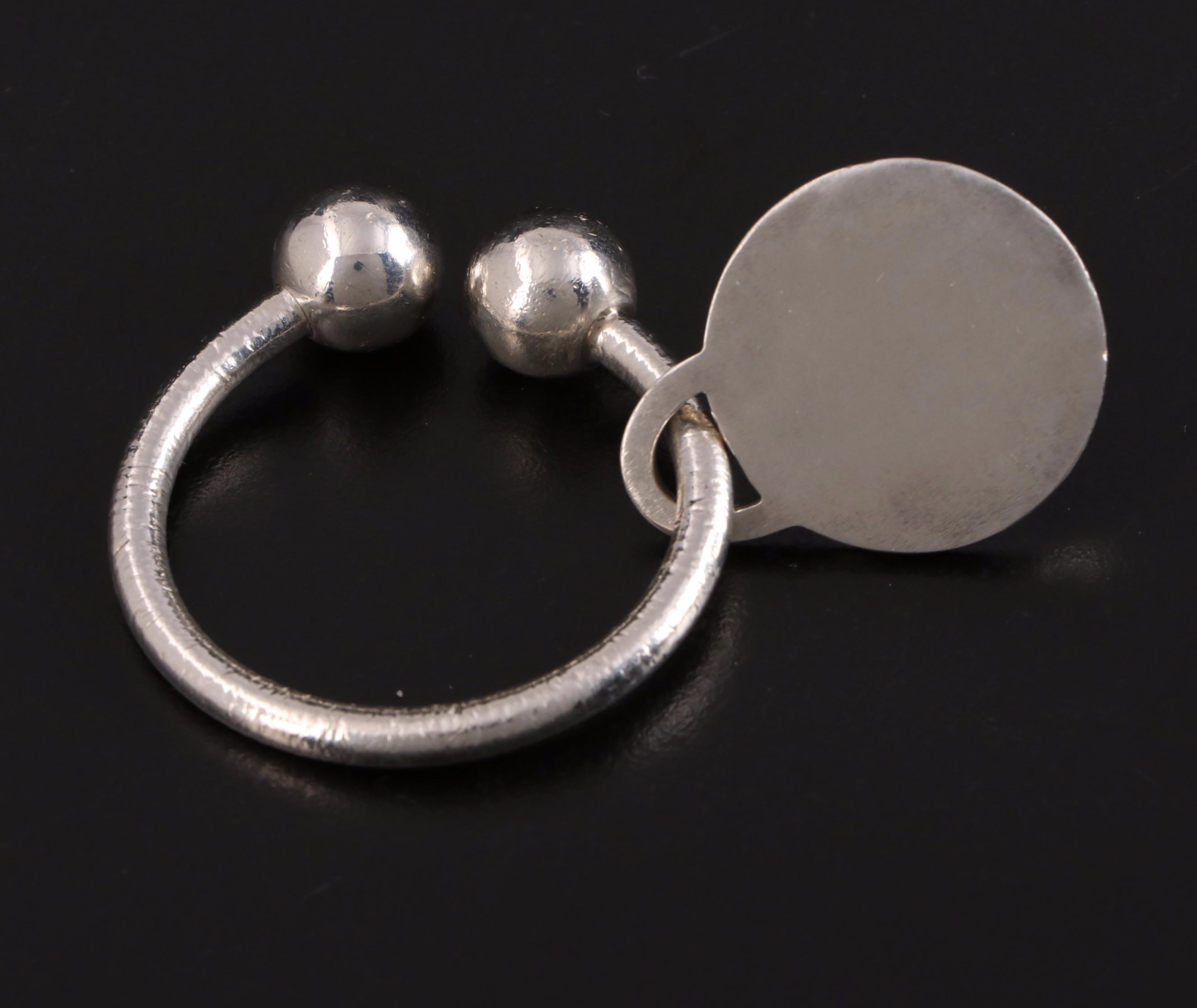 Tiffany & Co. Sterling Silver Key Ring