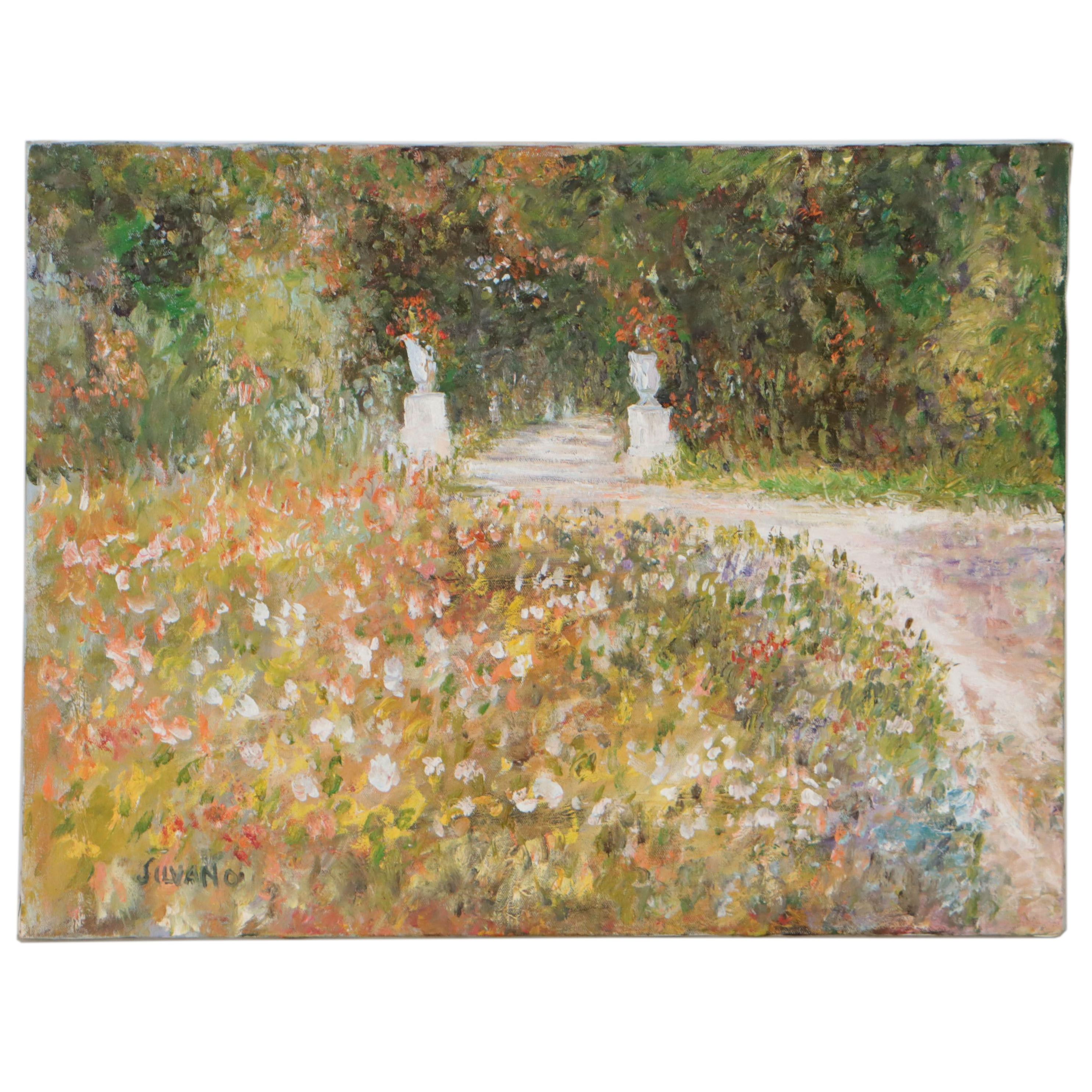 Silvano Assensi Oil Painting of Meadow