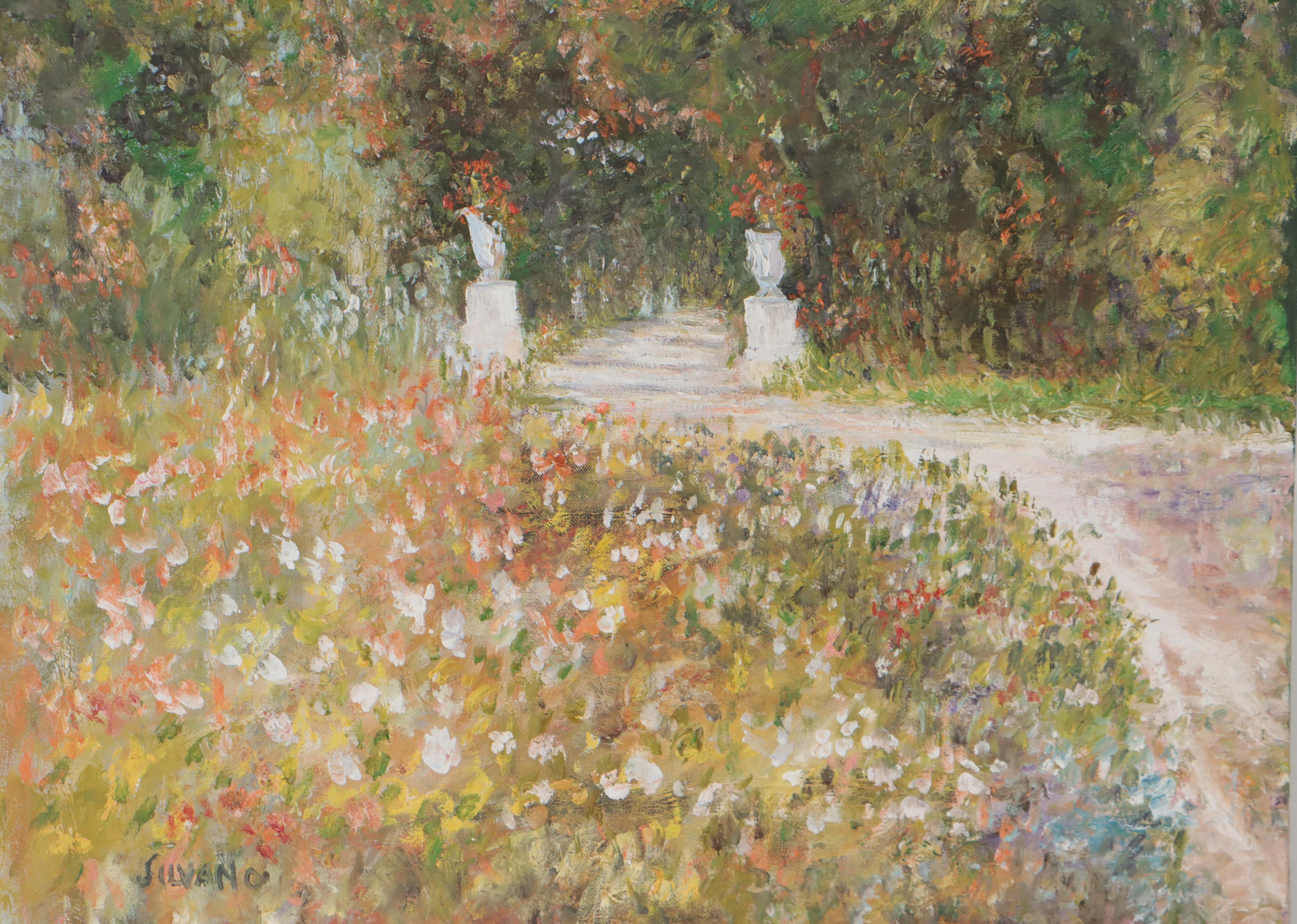 Silvano Assensi Oil Painting of Meadow