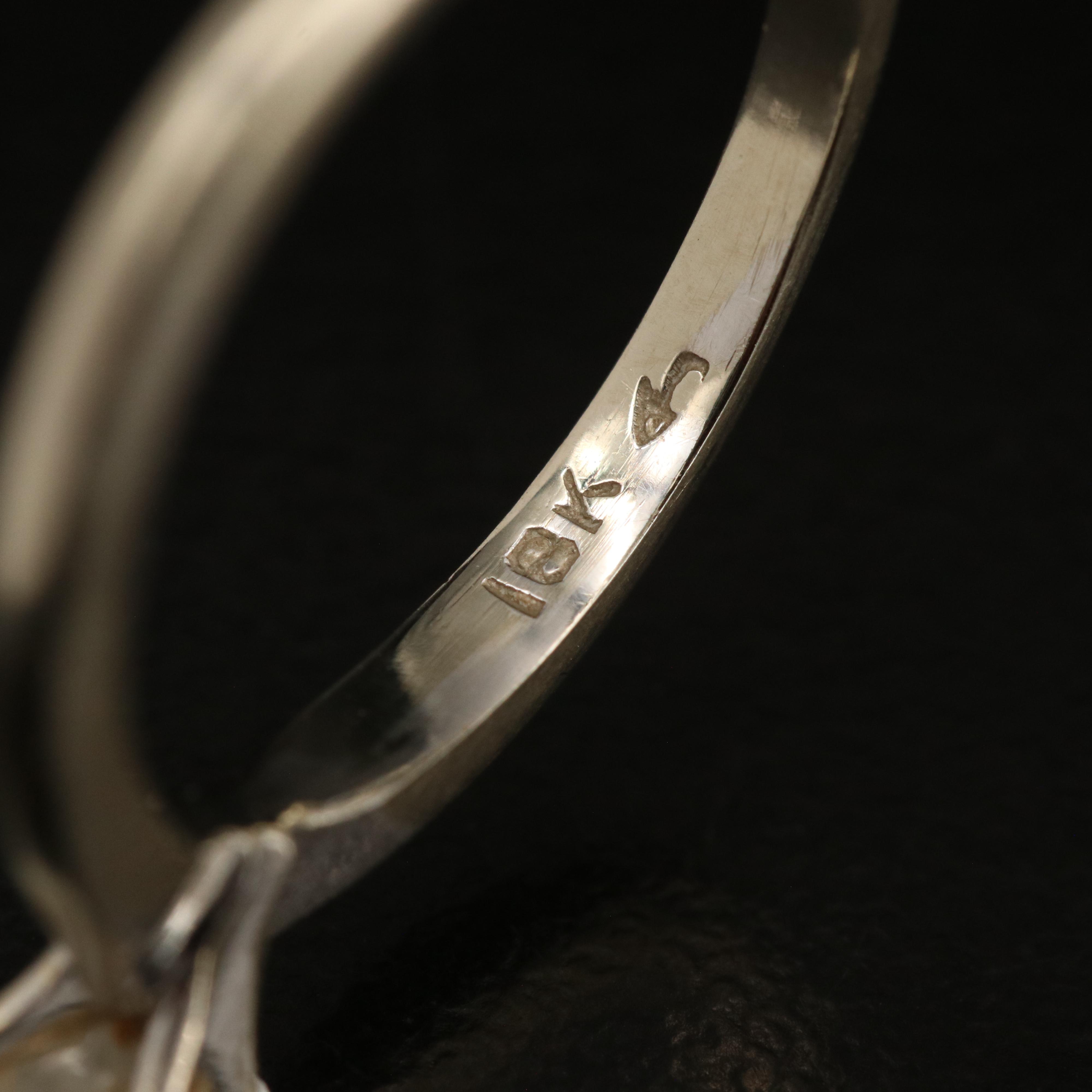 18K 0.33 CT Diamond Solitaire Ring