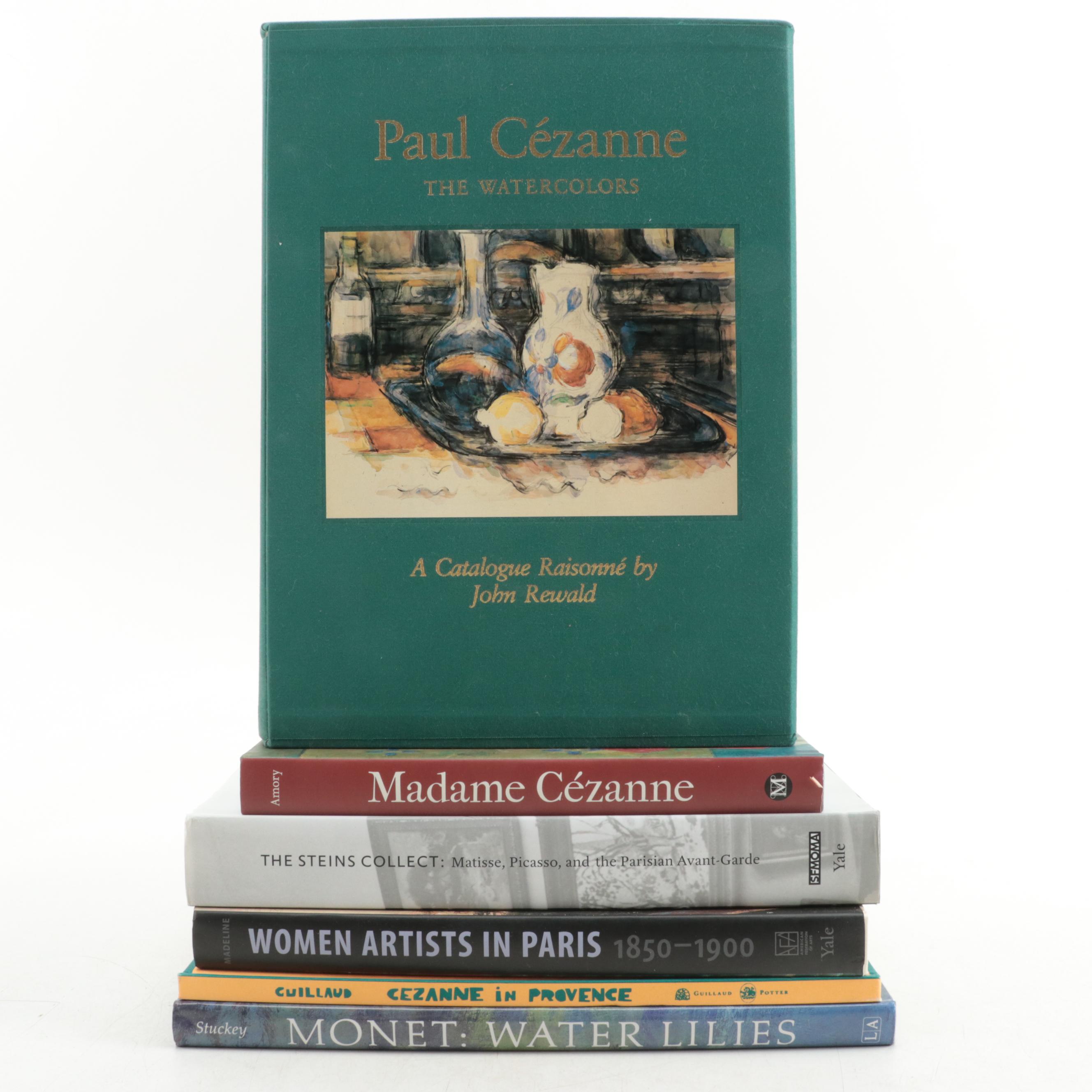 First Edition "Paul Cézanne: The Watercolors" with Other Art Books