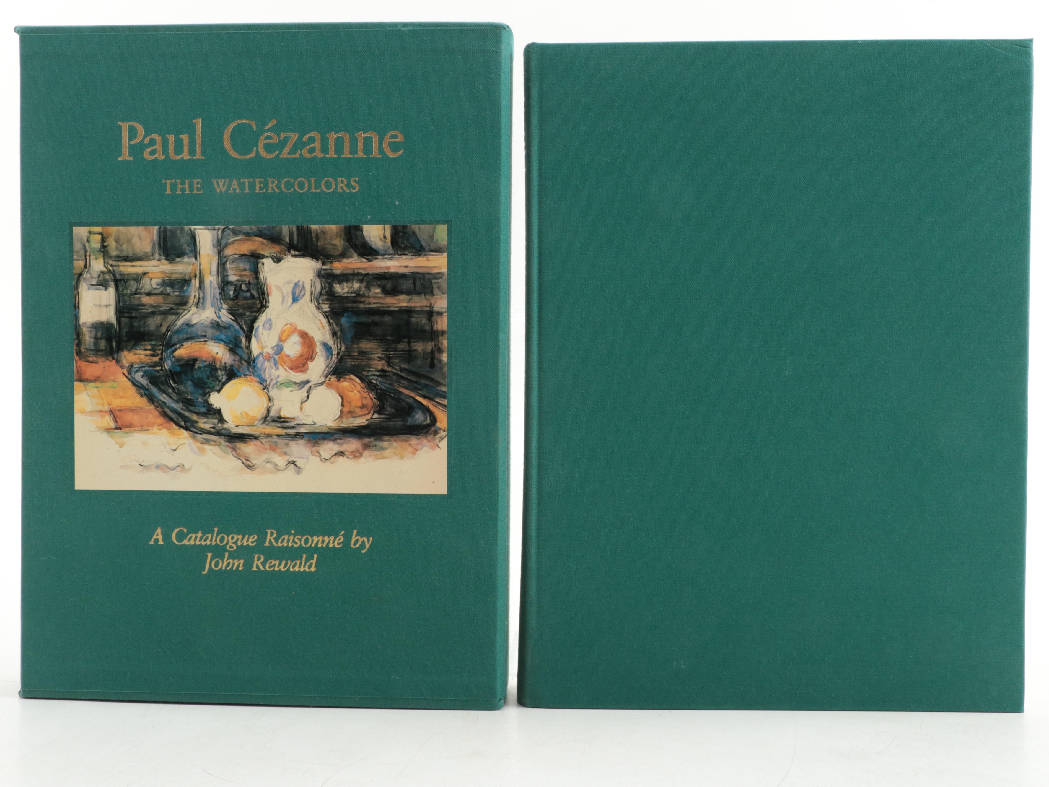 First Edition "Paul Cézanne: The Watercolors" with Other Art Books