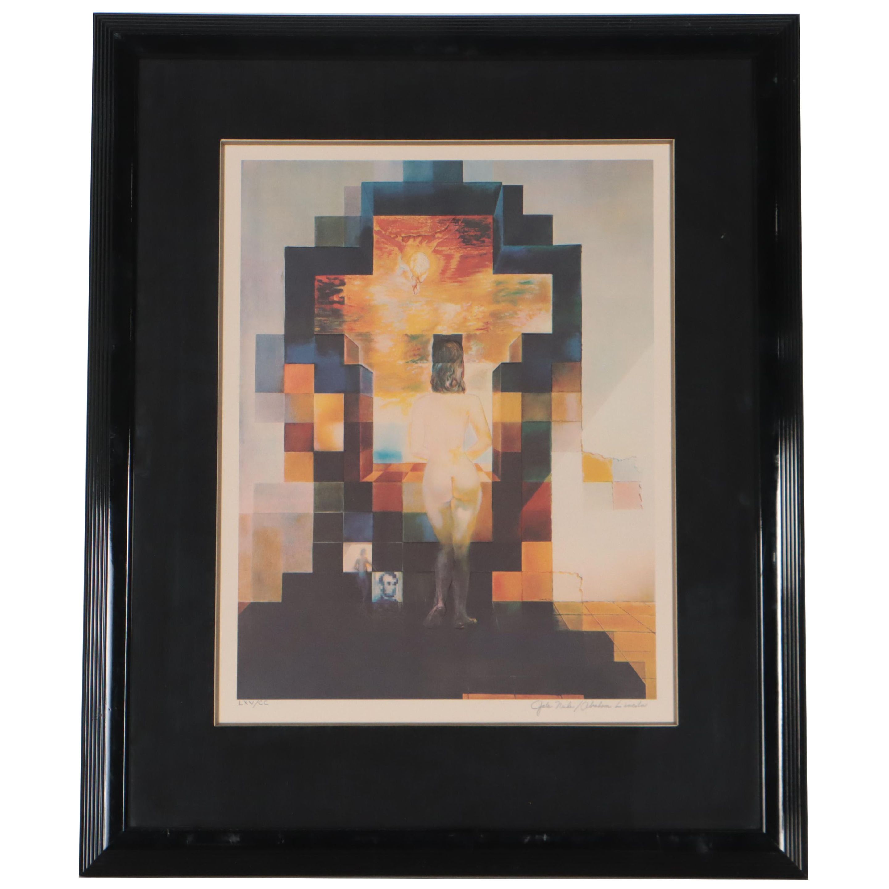 Digital Print After Salvador Dalí "Lincoln in Dalivision"