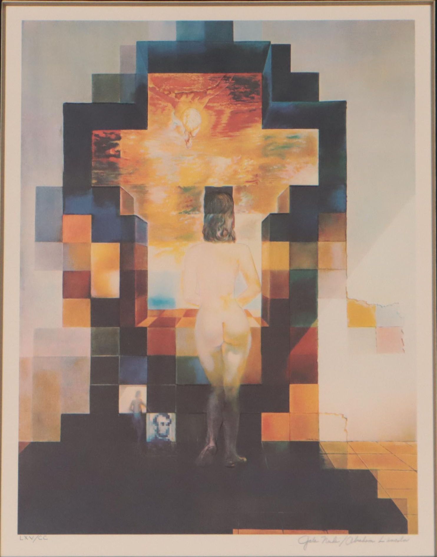 Digital Print After Salvador Dalí "Lincoln in Dalivision"