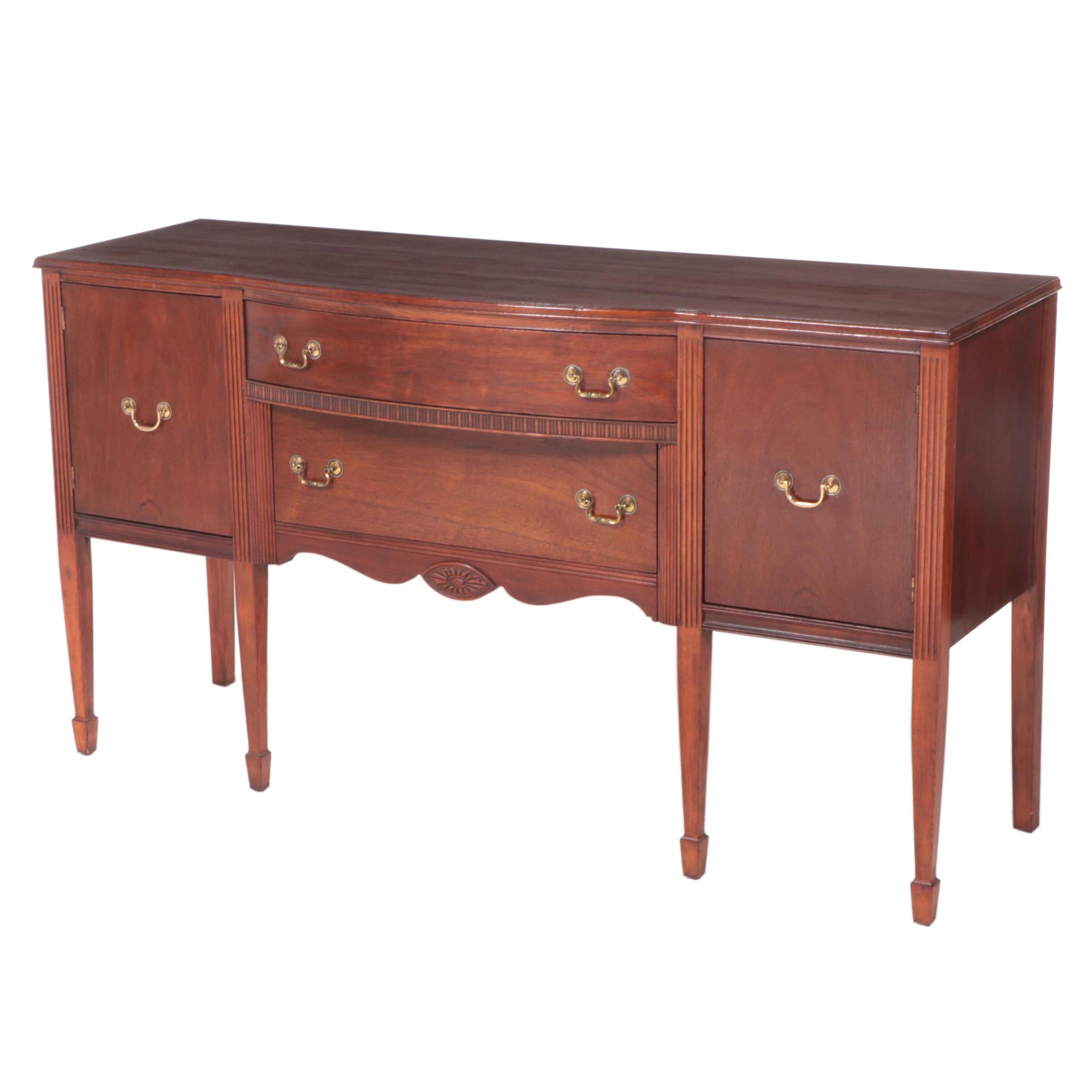Hepplewhite Style Mahogany Sideboard, Mid-20th Century