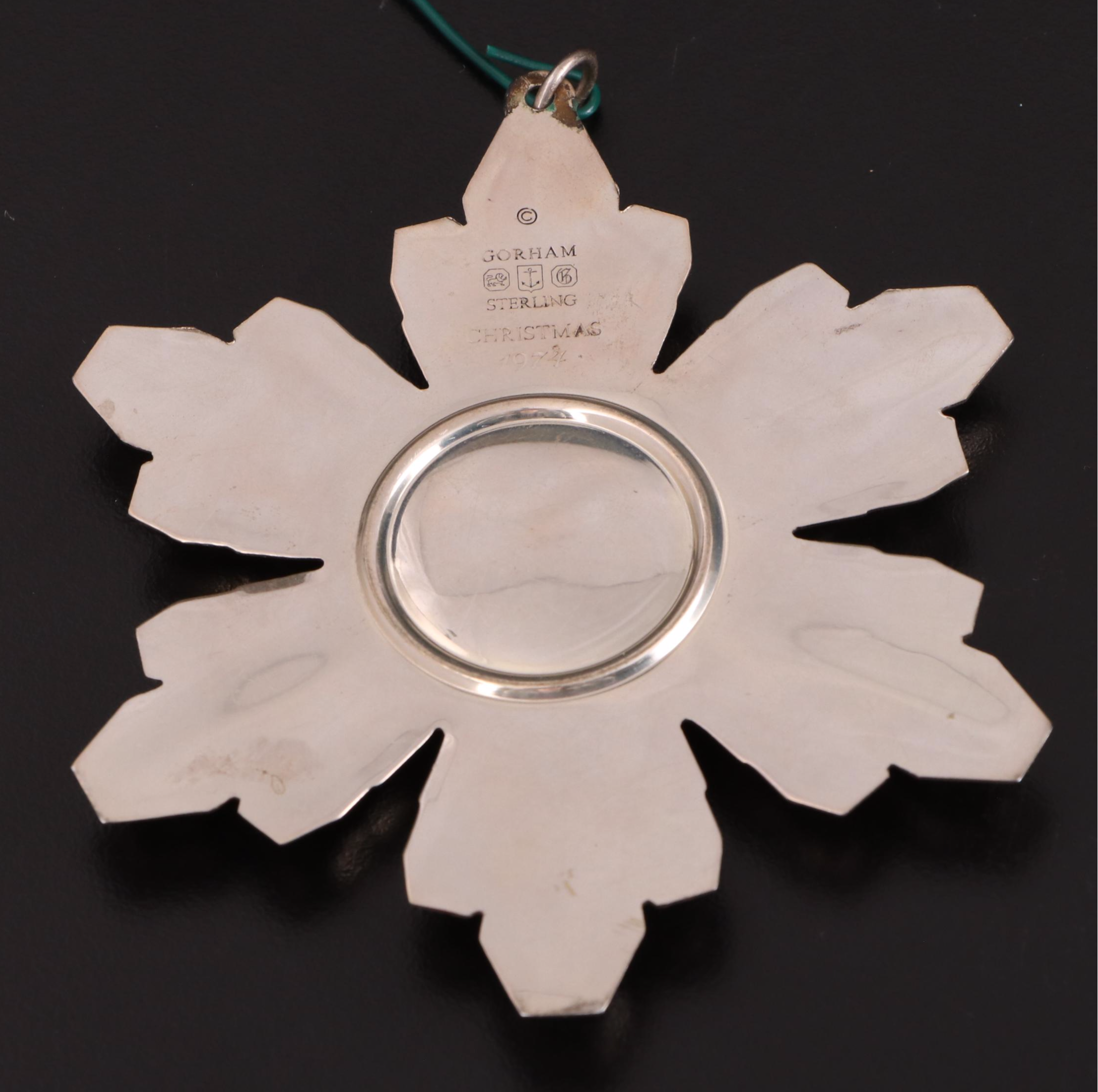 Gorham Sterling Silver and Silver Plate Annual Christmas Snowflake Ornaments