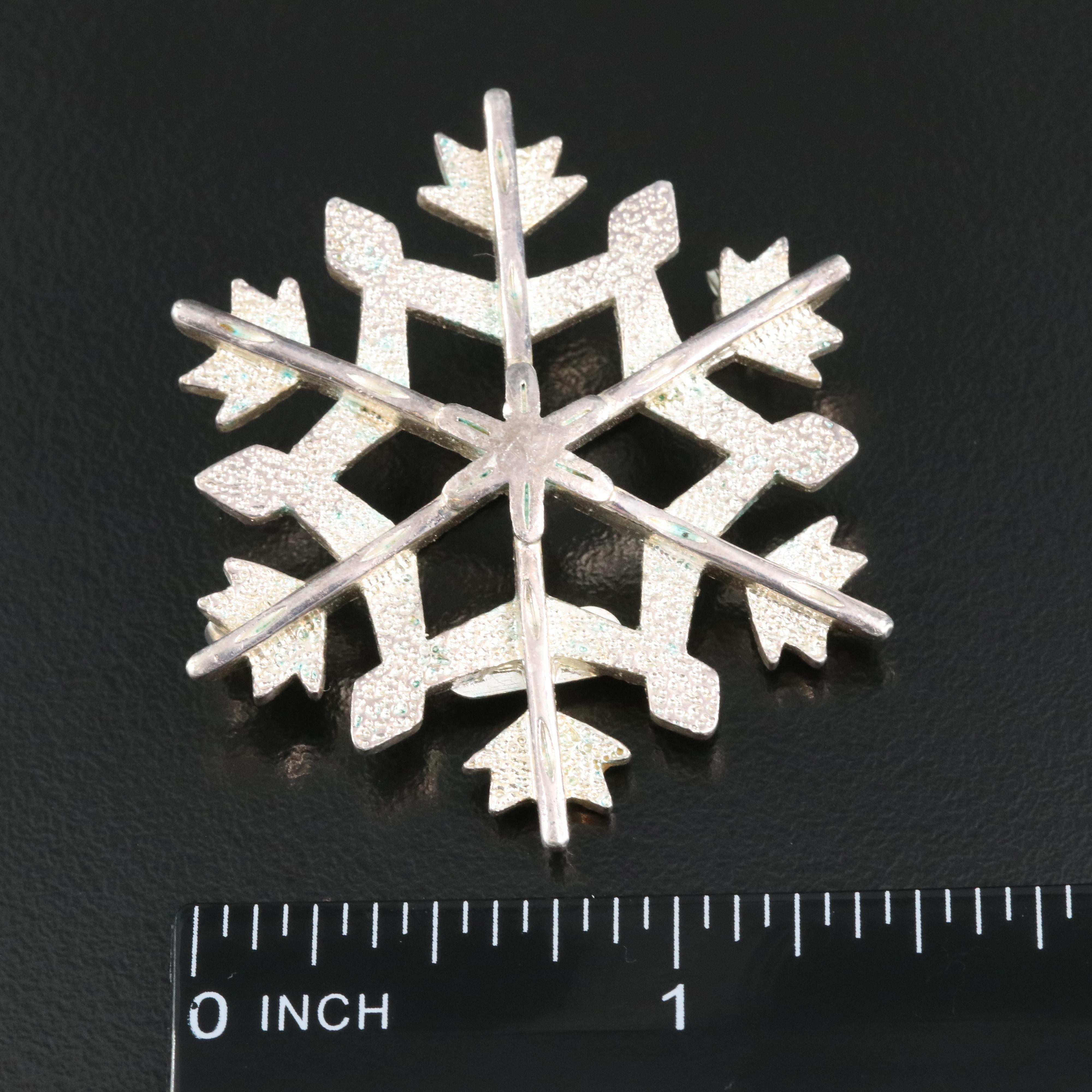 Eisenberg Ice Faux Pearl and Enamel Snowman and Snowflake Brooches