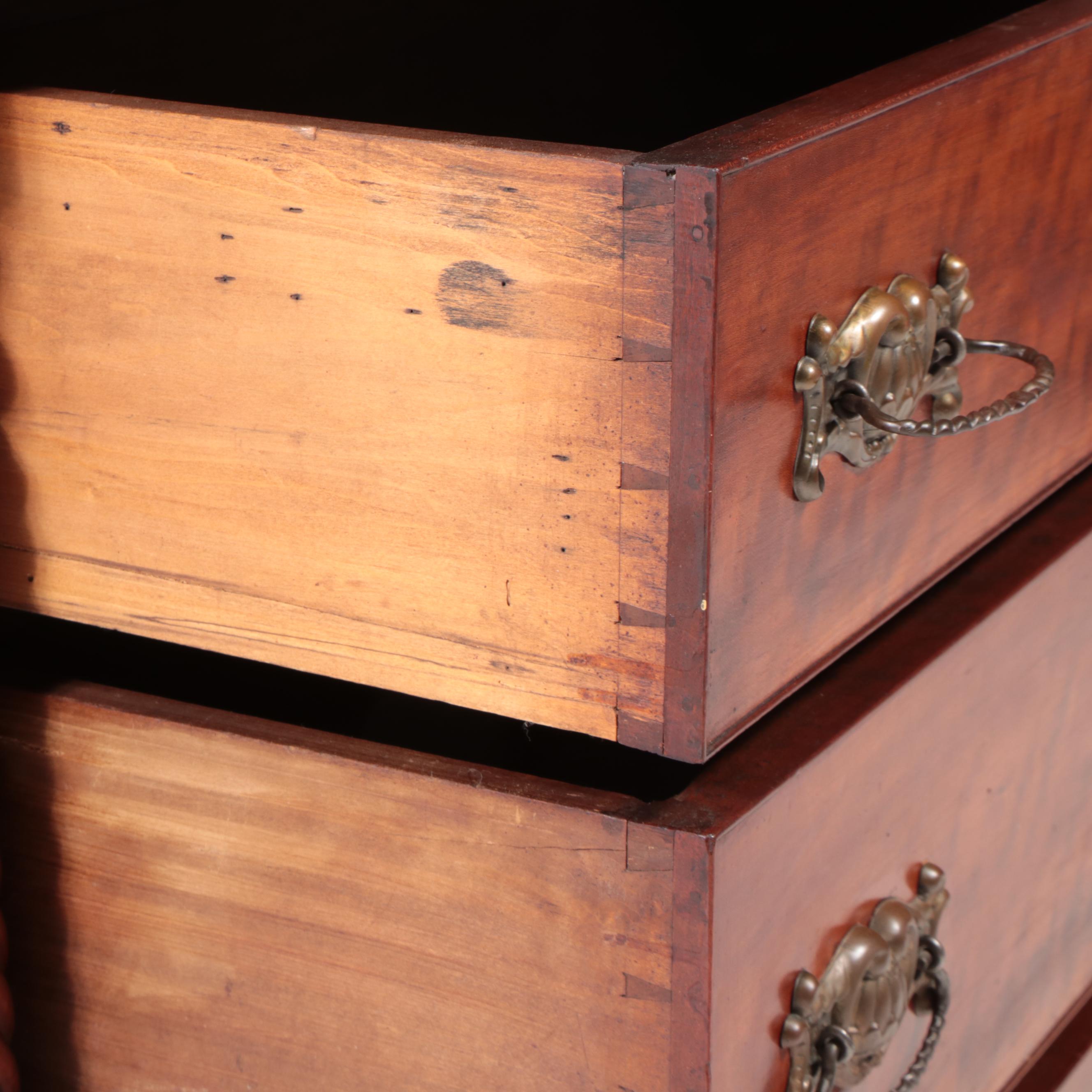 American Empire Cherry Chest, Early to Mid 19th Century