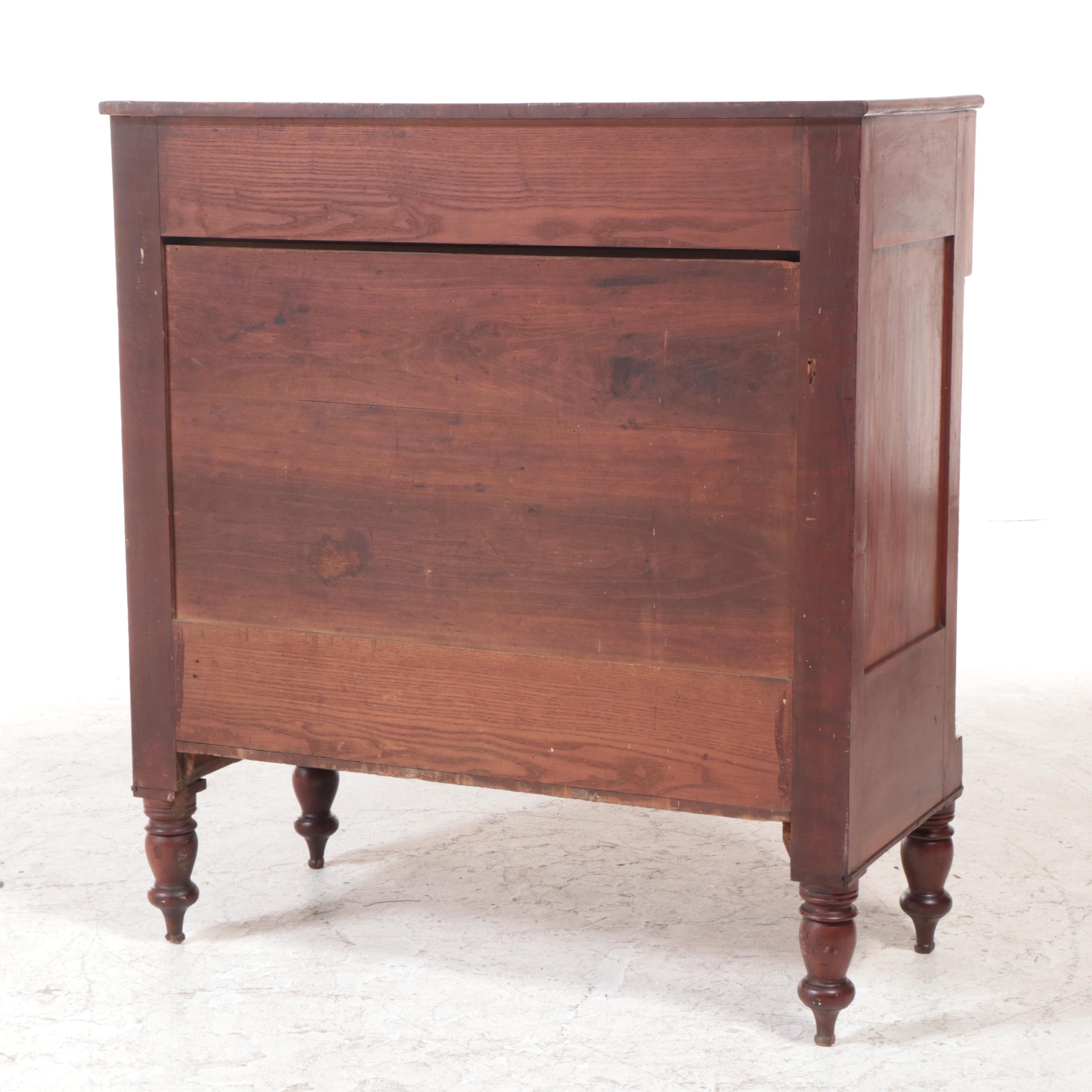 American Empire Cherry Chest, Early to Mid 19th Century
