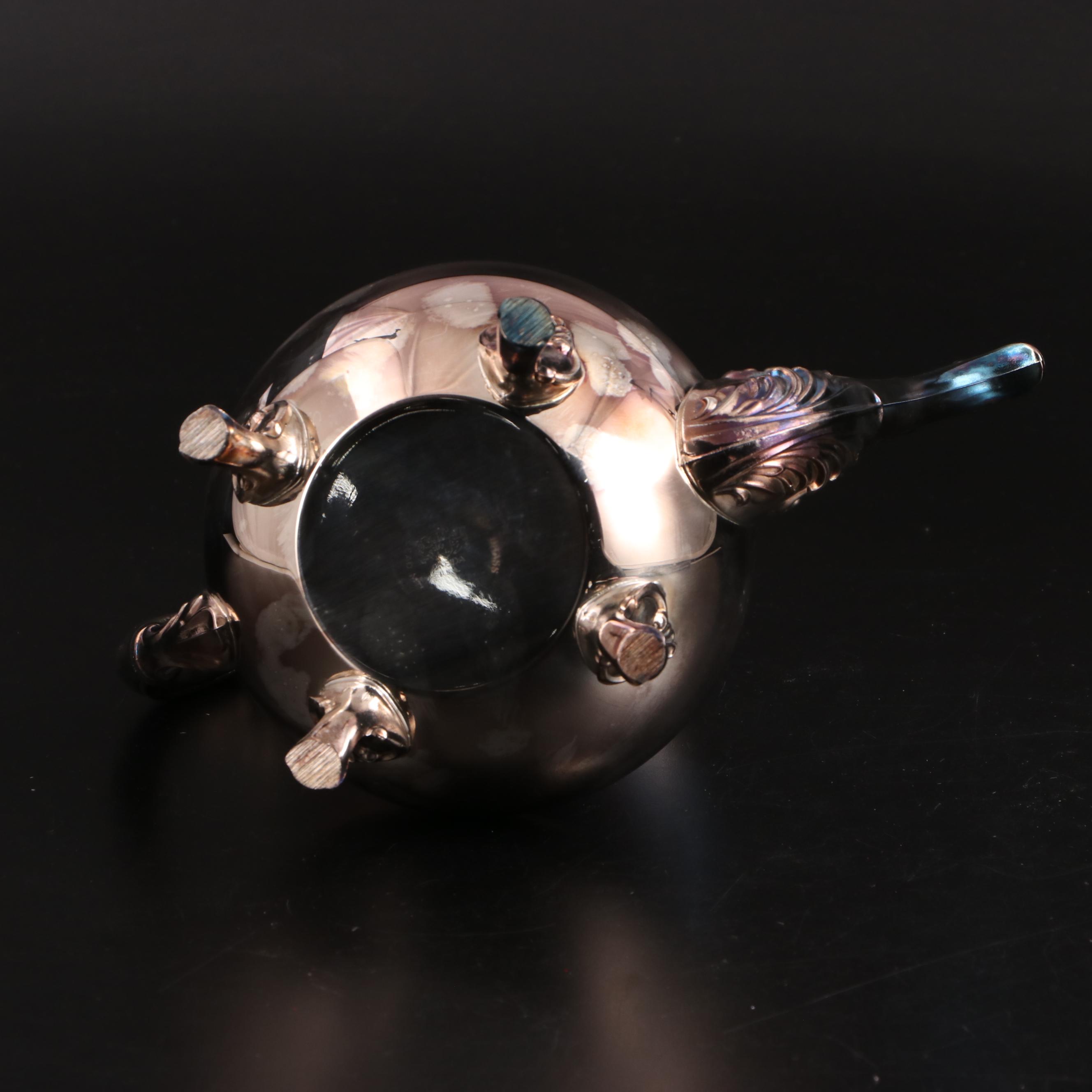 Oneida "Georgian Scroll" Silver Plate Tea and Coffee Service, 1992-1999