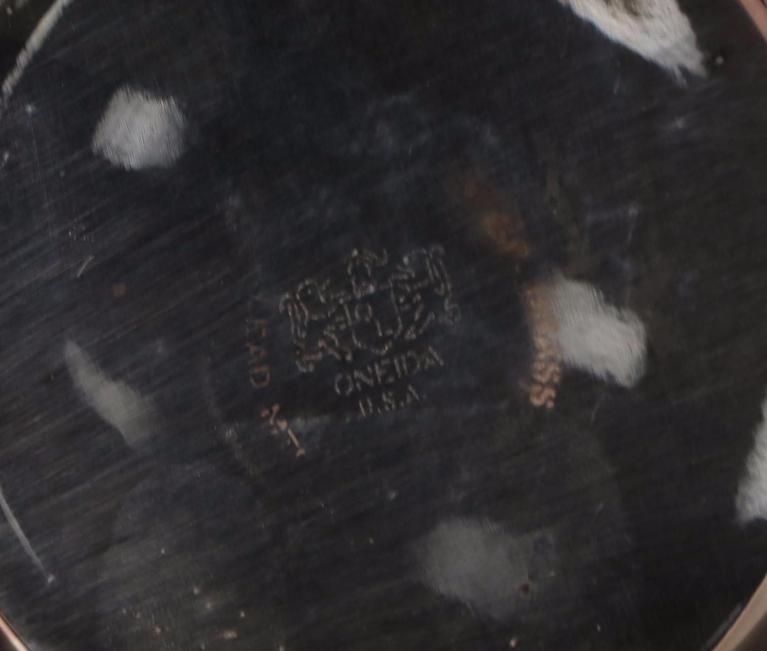 Oneida "Georgian Scroll" Silver Plate Tea and Coffee Service, 1992-1999