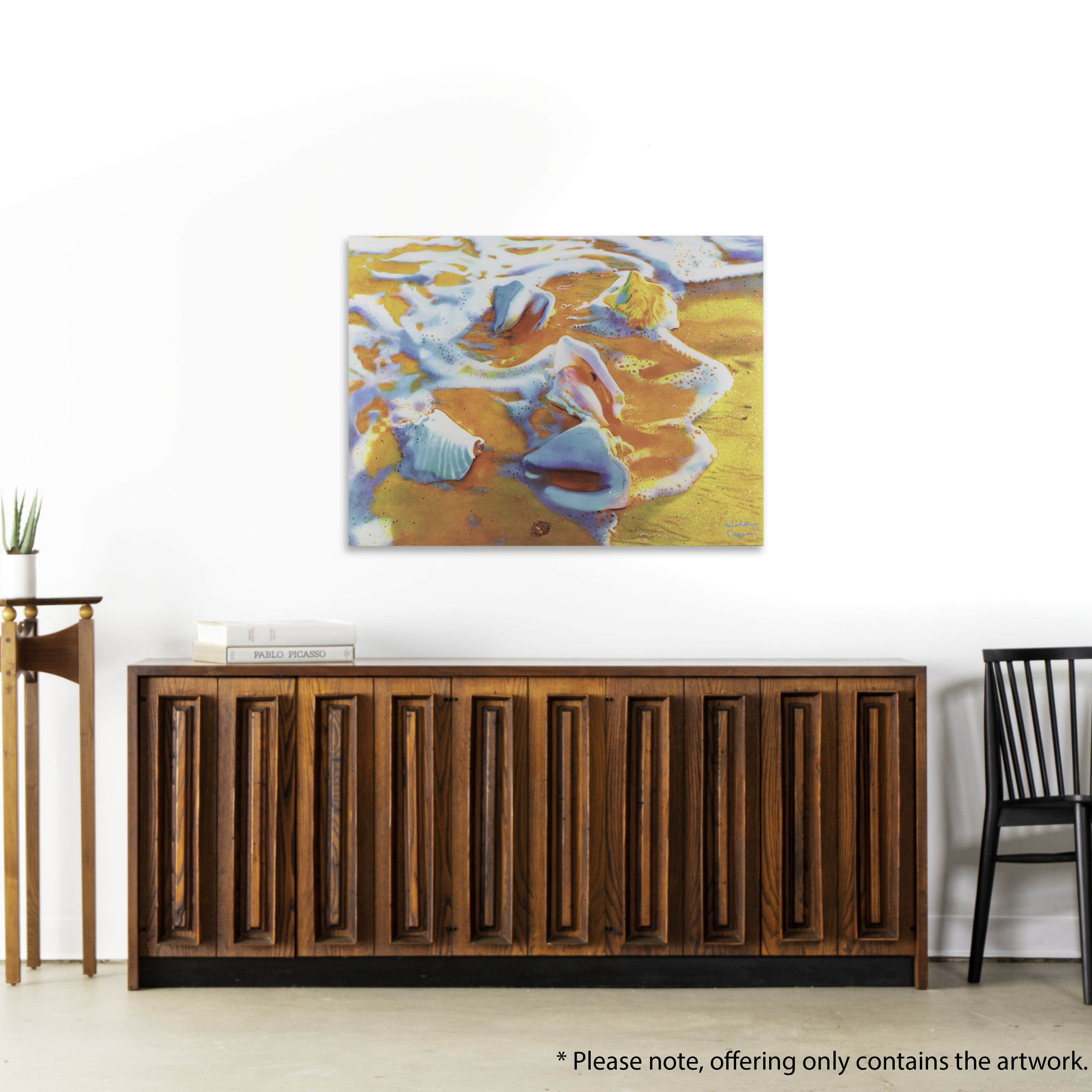 Giclée After CE Whitney "Sea Foam Conch"