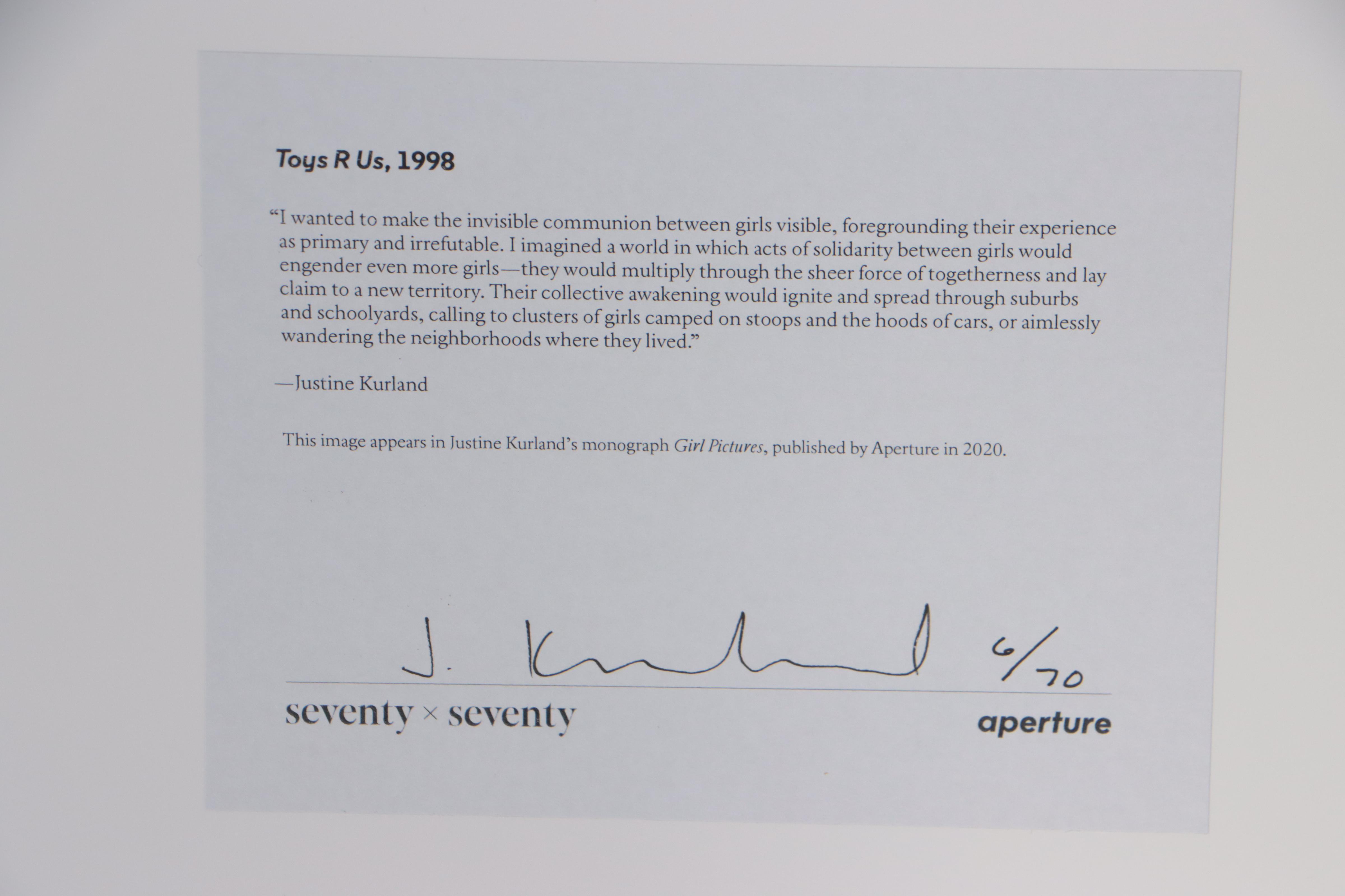 Justine Kurland Digital Photograph "Toys R Us"