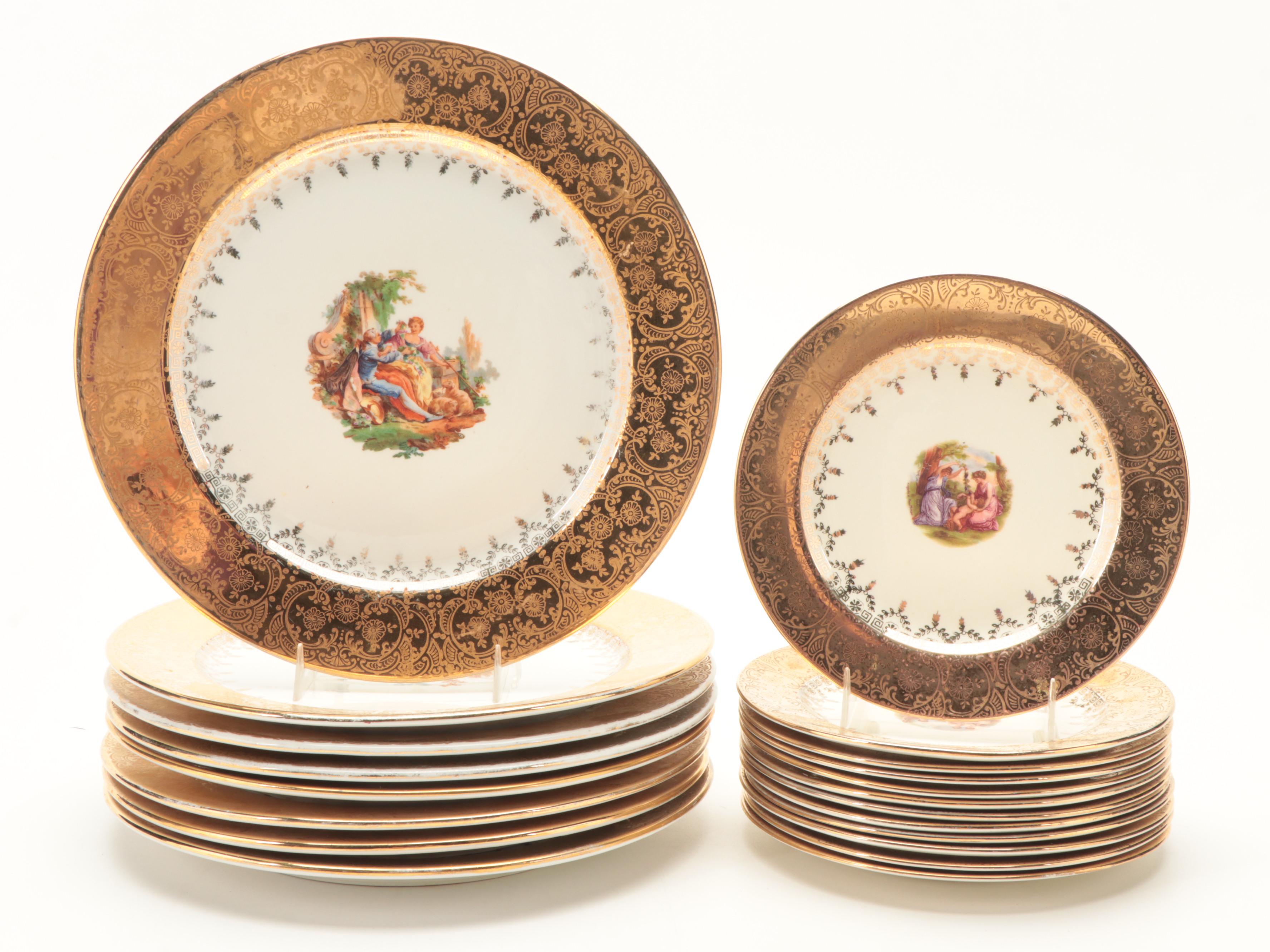 Edgewood China 22K Dinnerware and Serving Bowl