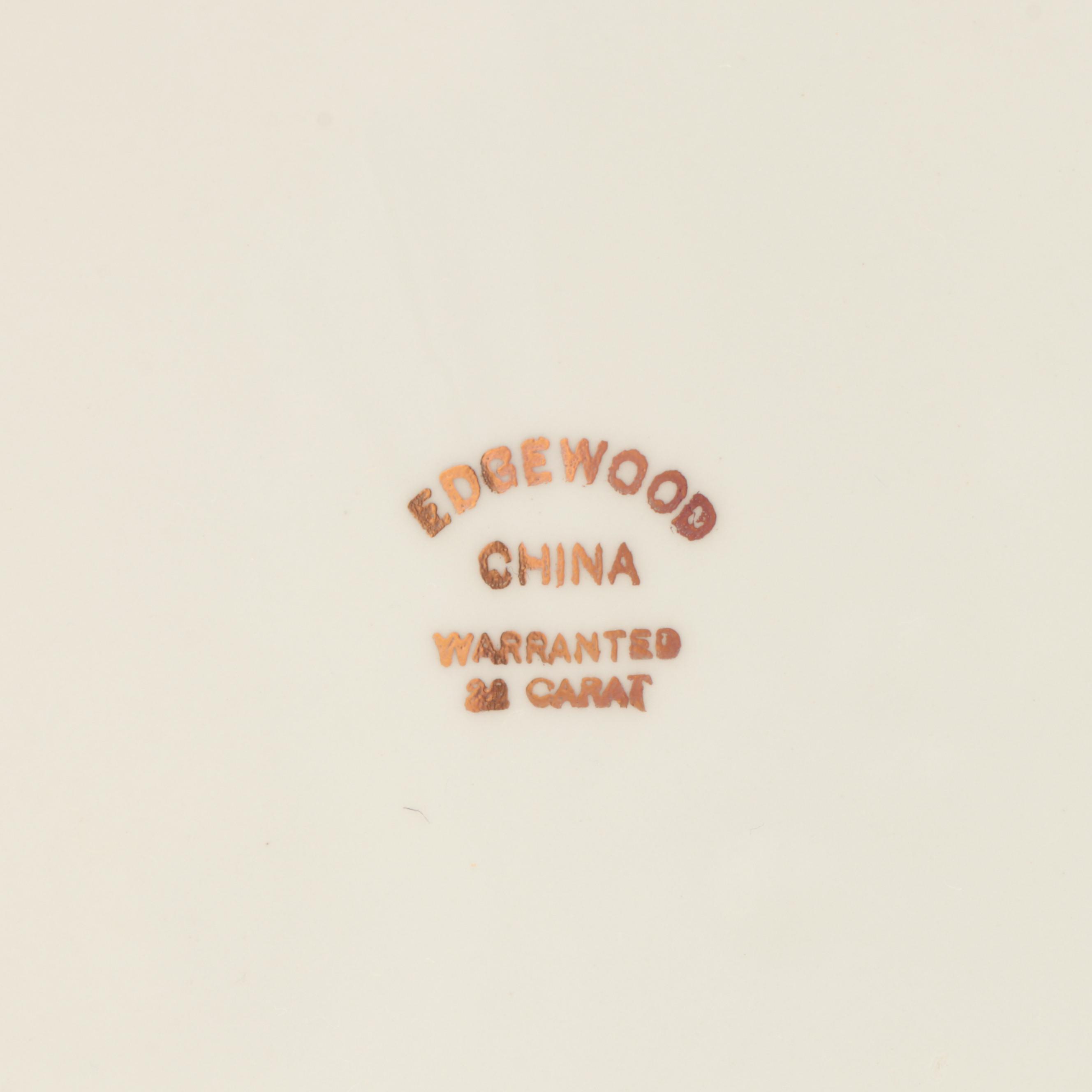 Edgewood China 22K Dinnerware and Serving Bowl