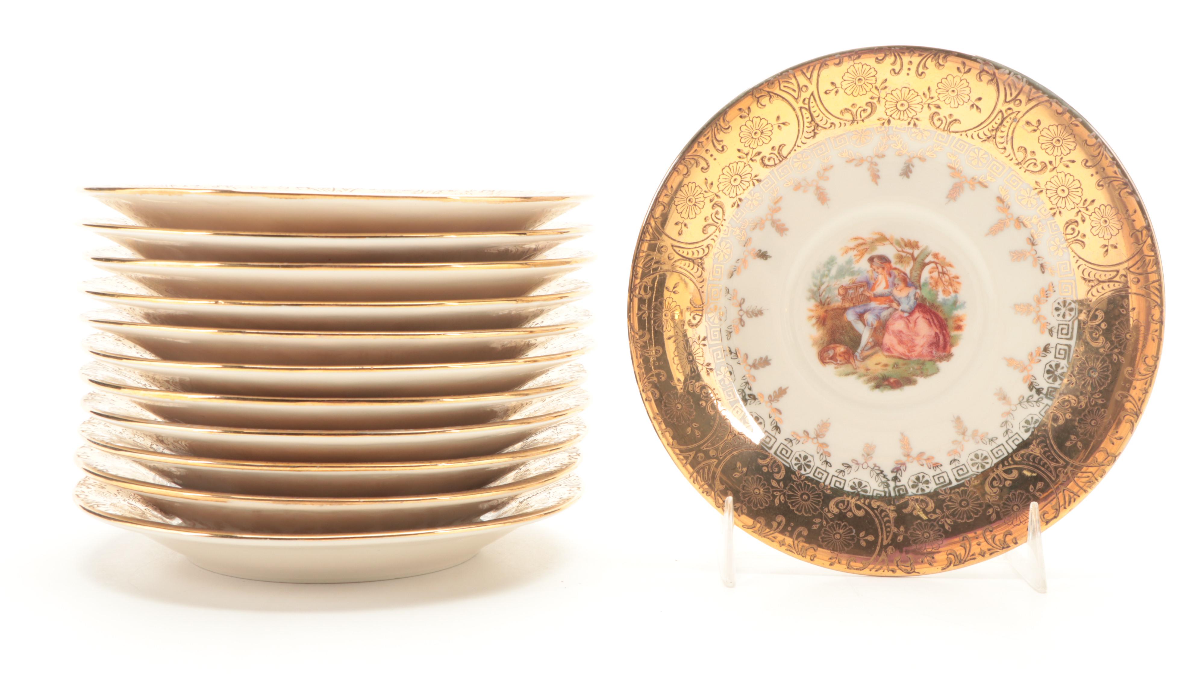 Edgewood China 22K Dinnerware and Serving Bowl