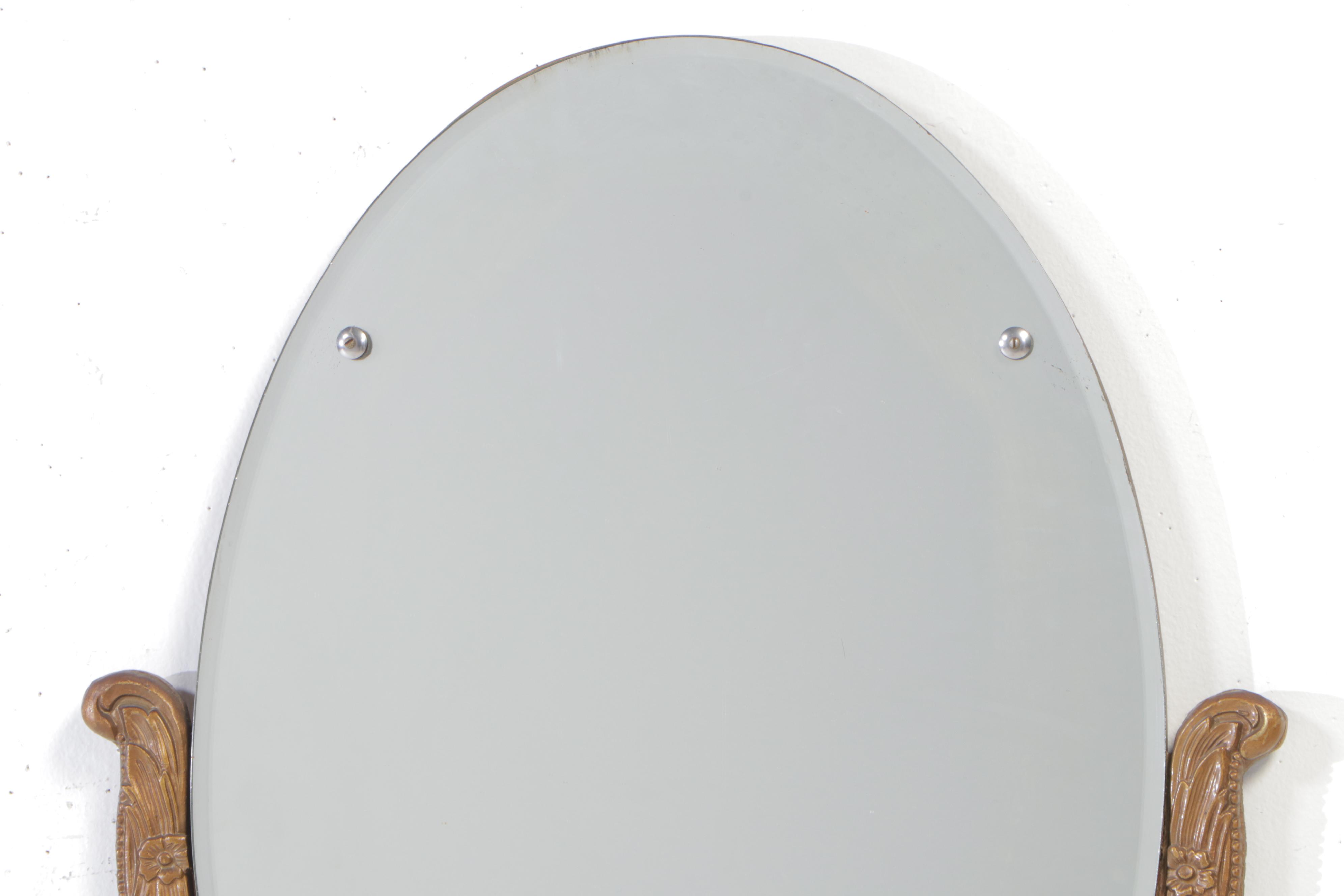 Neoclassical Style Giltwood and Composition Mirror, Early 20th Century