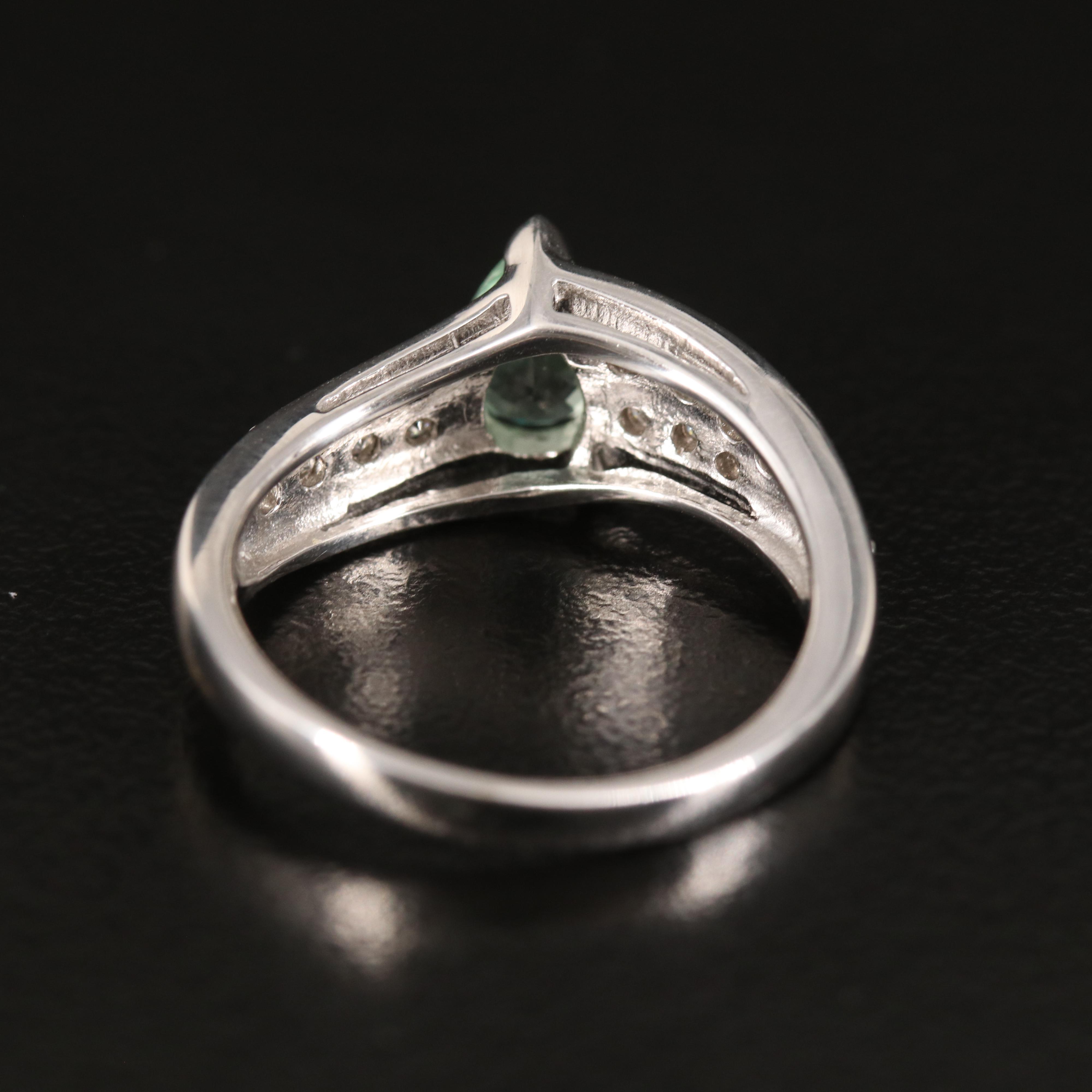 18K Tourmaline and Diamond Ring