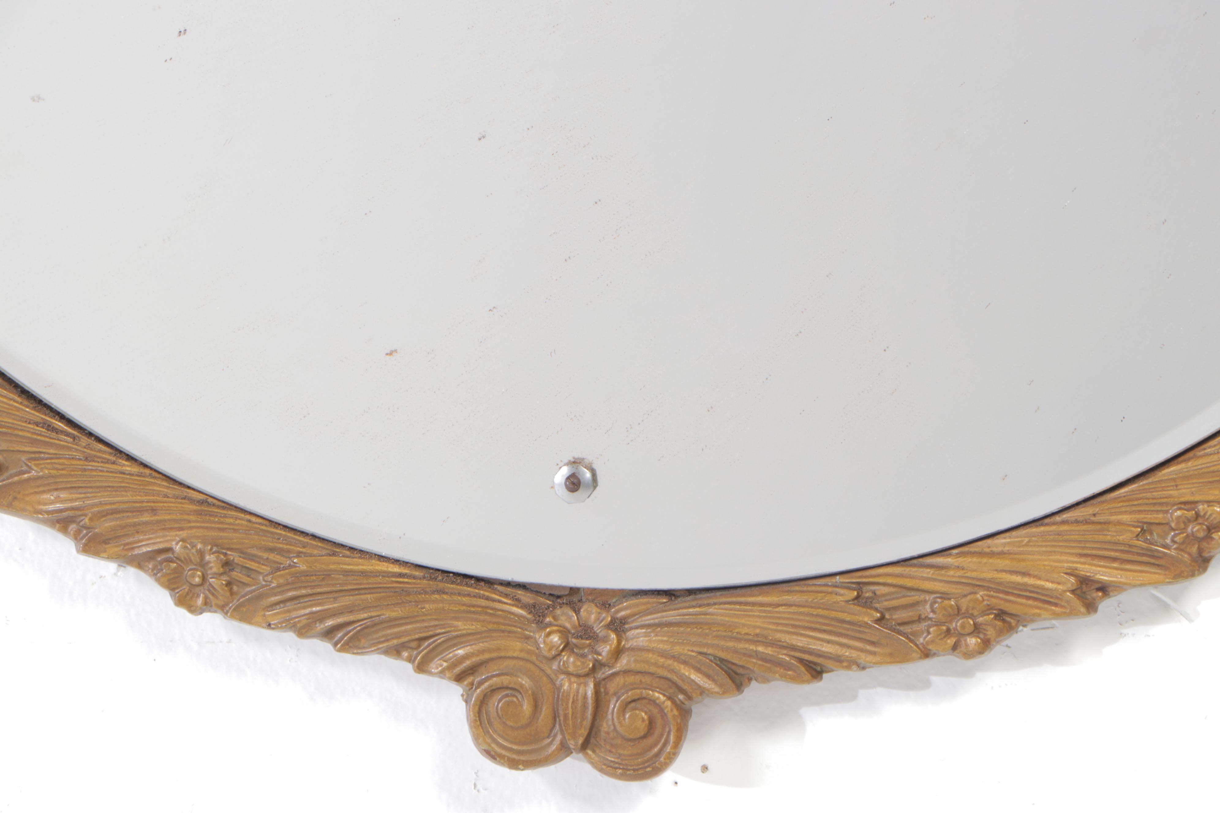 Neoclassical Style Giltwood and Composition Mirror, Early 20th Century
