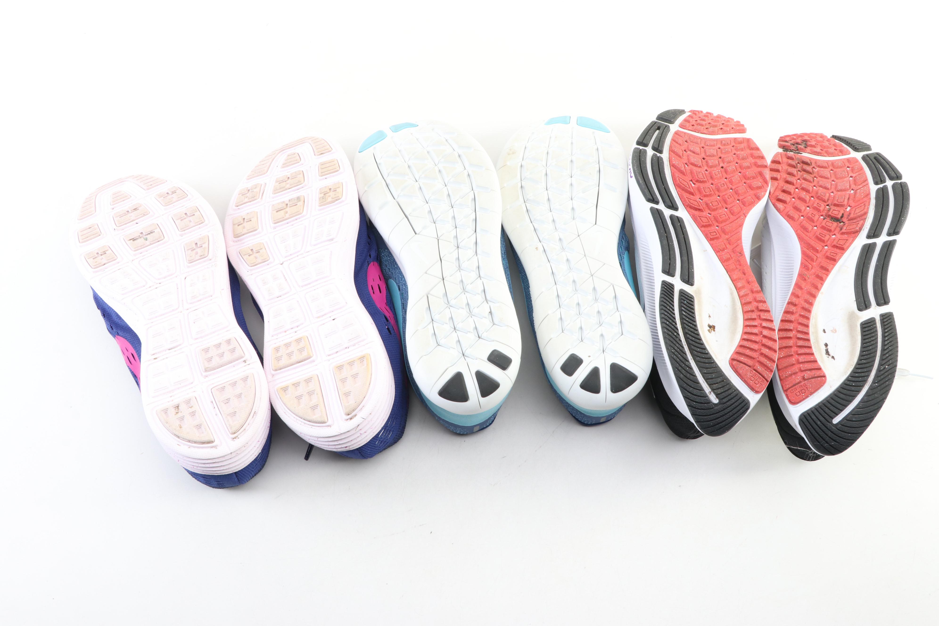 Women's Nike Running Shoes in Various Sizes