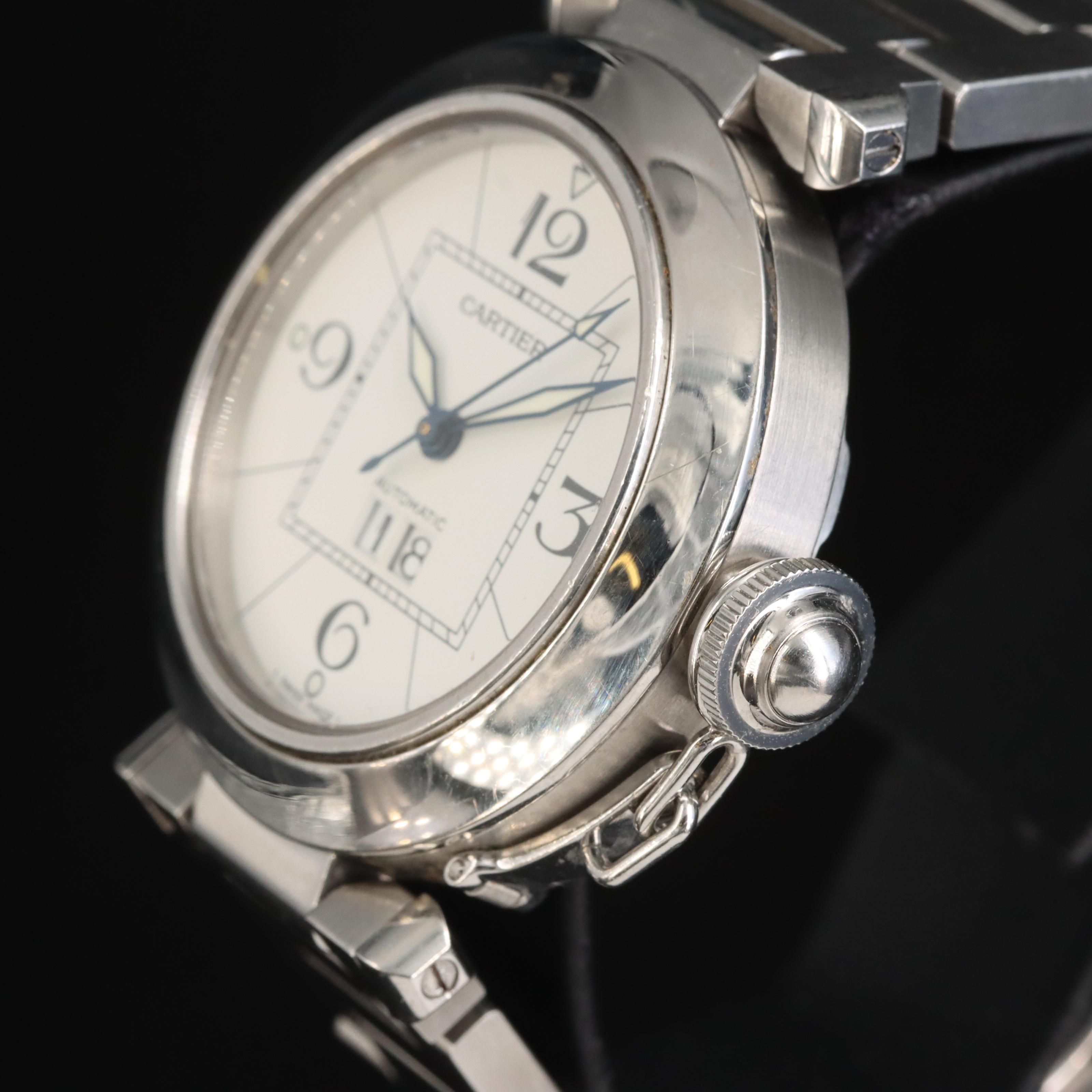 Cartier Pasha de Cartier Automatique Stainless Steel Watch